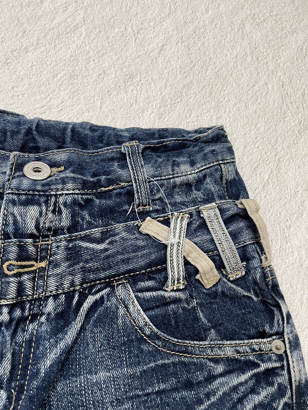 Balenciaga 2000s nylus japan doublewaist acid wash jorts y2k style Size US 26 / EU 42 - 4 Thumbnail
