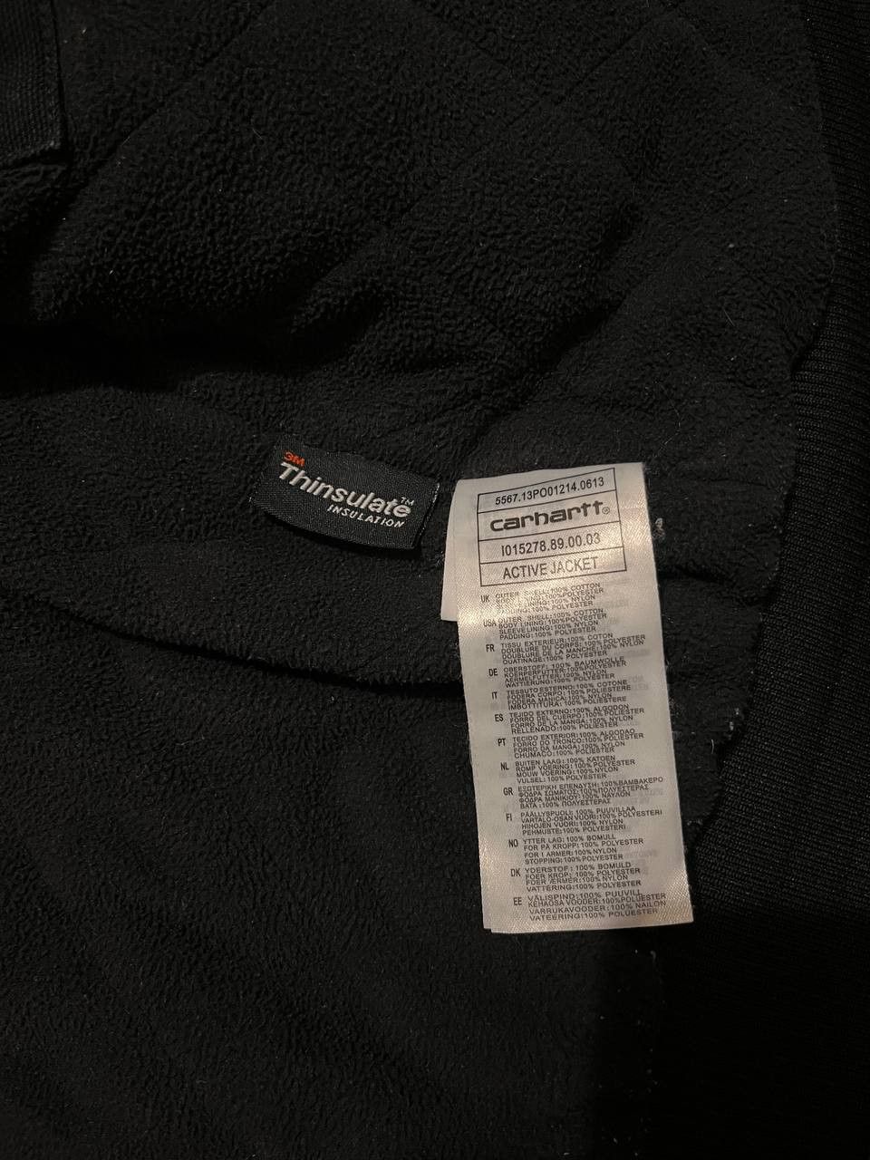 Carhartt × Vintage CRAZY CARHARTT ACTIVE DETROIT SUN FADED BLACK JACKET Size US M / EU 48-50 / 2 - 3 Thumbnail