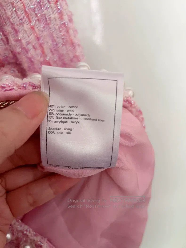 Chanel Chanel 25p pearl pink jacket Size XS / US 0-2 / IT 36-38 - 7 Thumbnail