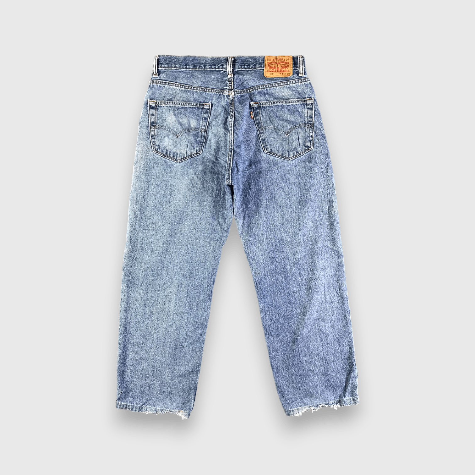 Levi's Vintage Blue Wash Levis 550 Jeans-J4322 Size US 33 - 2 Thumbnail