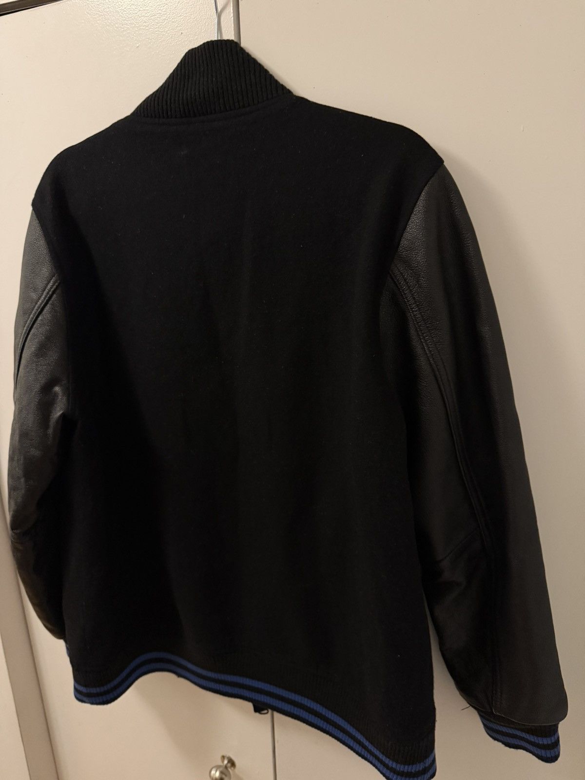 Nike × Stussy 30th Anniversary Destroyer Varsity Jacket, size L Size US L / EU 52-54 / 3 - 13 Thumbnail