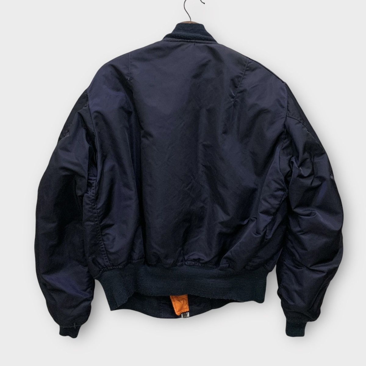 Alpha Industries VINTAGE 1990s USAF MA 1 FLIGHT BOMBER JACKET REVERSIBLE Size US M / EU 48-50 / 2 - 2 Thumbnail
