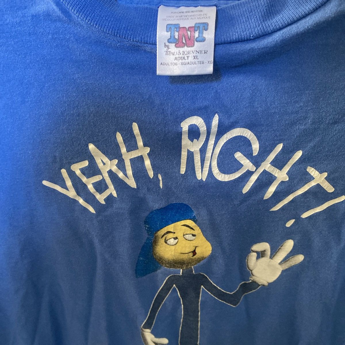 Vintage Vintage funny stick figure t shirt 90s nicely worn Size US XL / EU 56 / 4 - 4 Thumbnail
