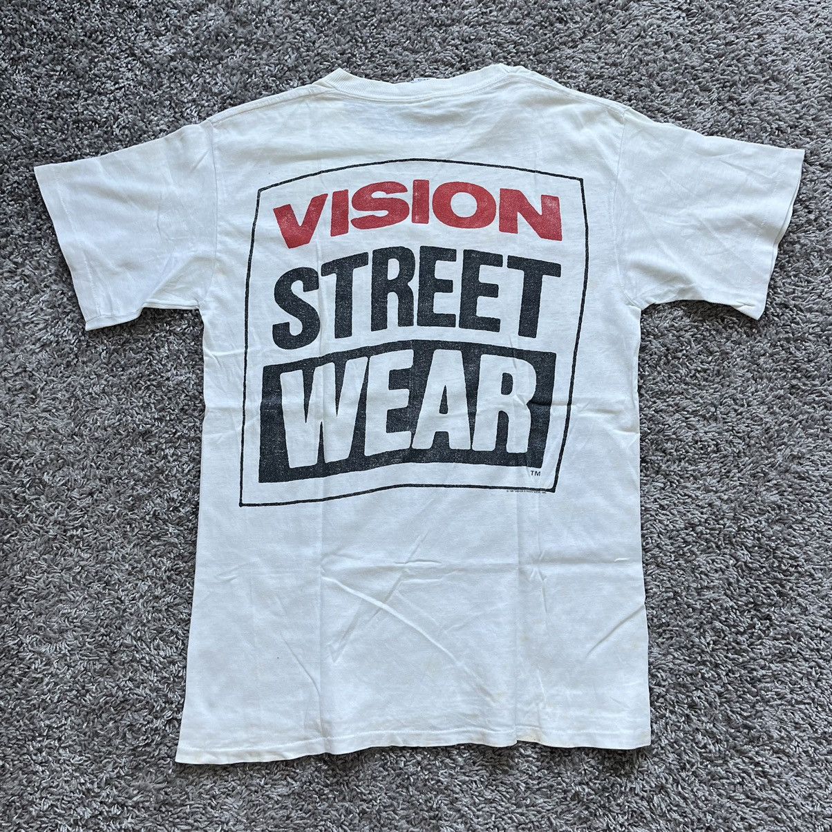 Vintage × Vision Streetwear Vintage 80s Vision Street Wear T-Shirt Double Sided Size M Size US M / EU 48-50 / 2 - 9 Thumbnail