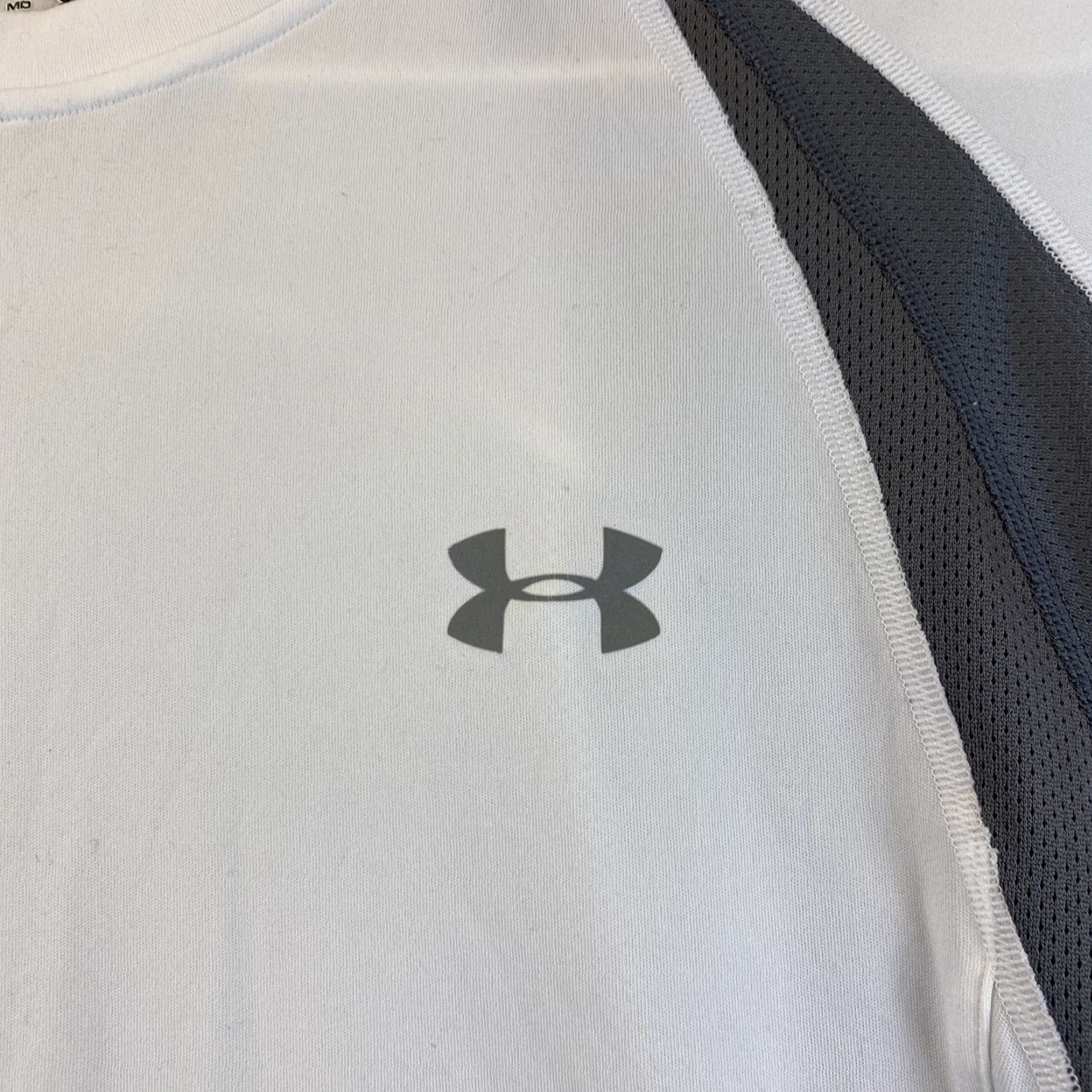 Under Armour Under Armour HeatGear Men's White Football Training T Shirt Sz M Size US M / EU 48-50 / 2 - 2 Thumbnail
