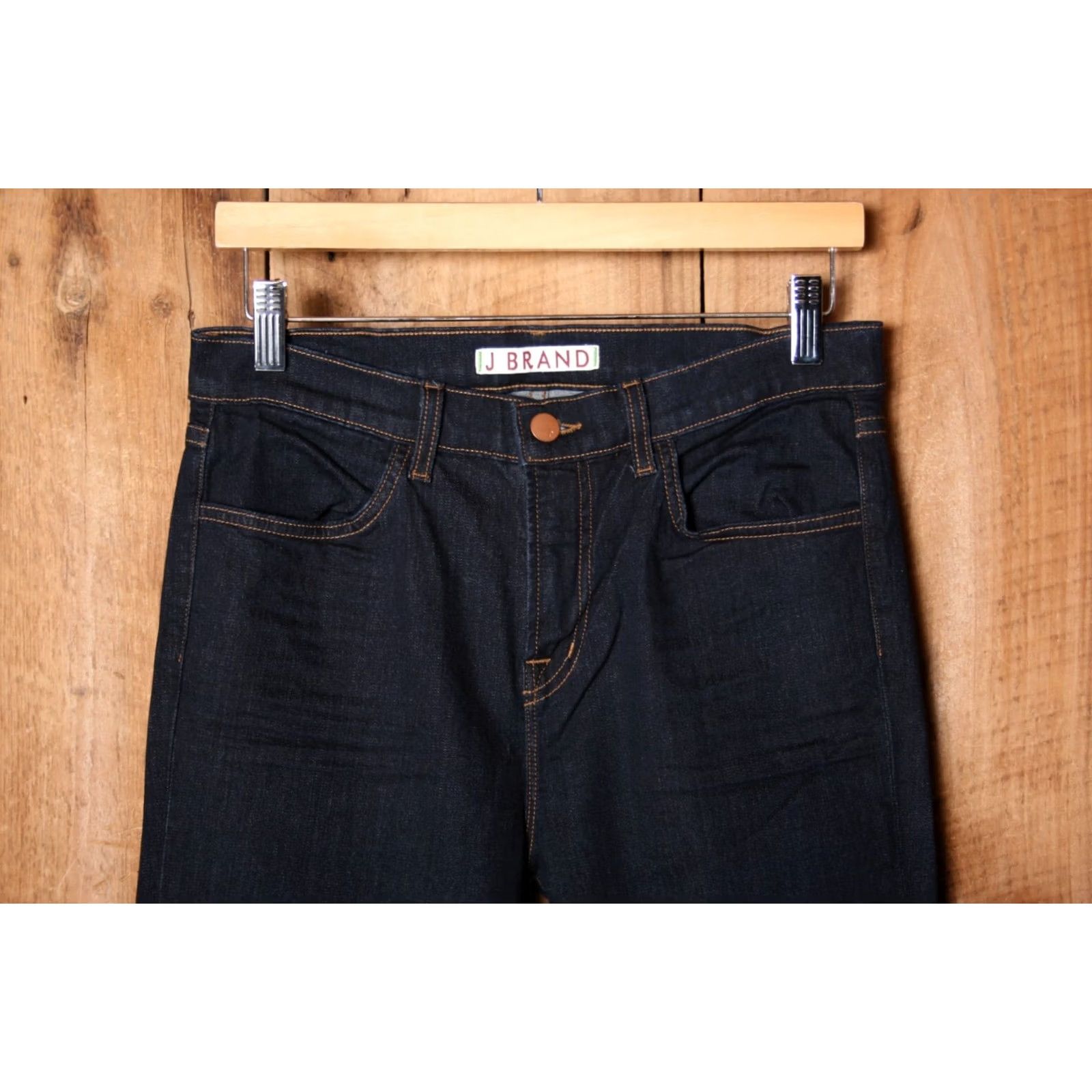 J Brand J.Brand Starless Wash Straight Jeans Sz. 30 Womens Denim 34.5" Inseam Lightly Used Stretch Low Rise 7" Leg Opening Blue Size 30" / US 8 / IT 44 - 2 Thumbnail