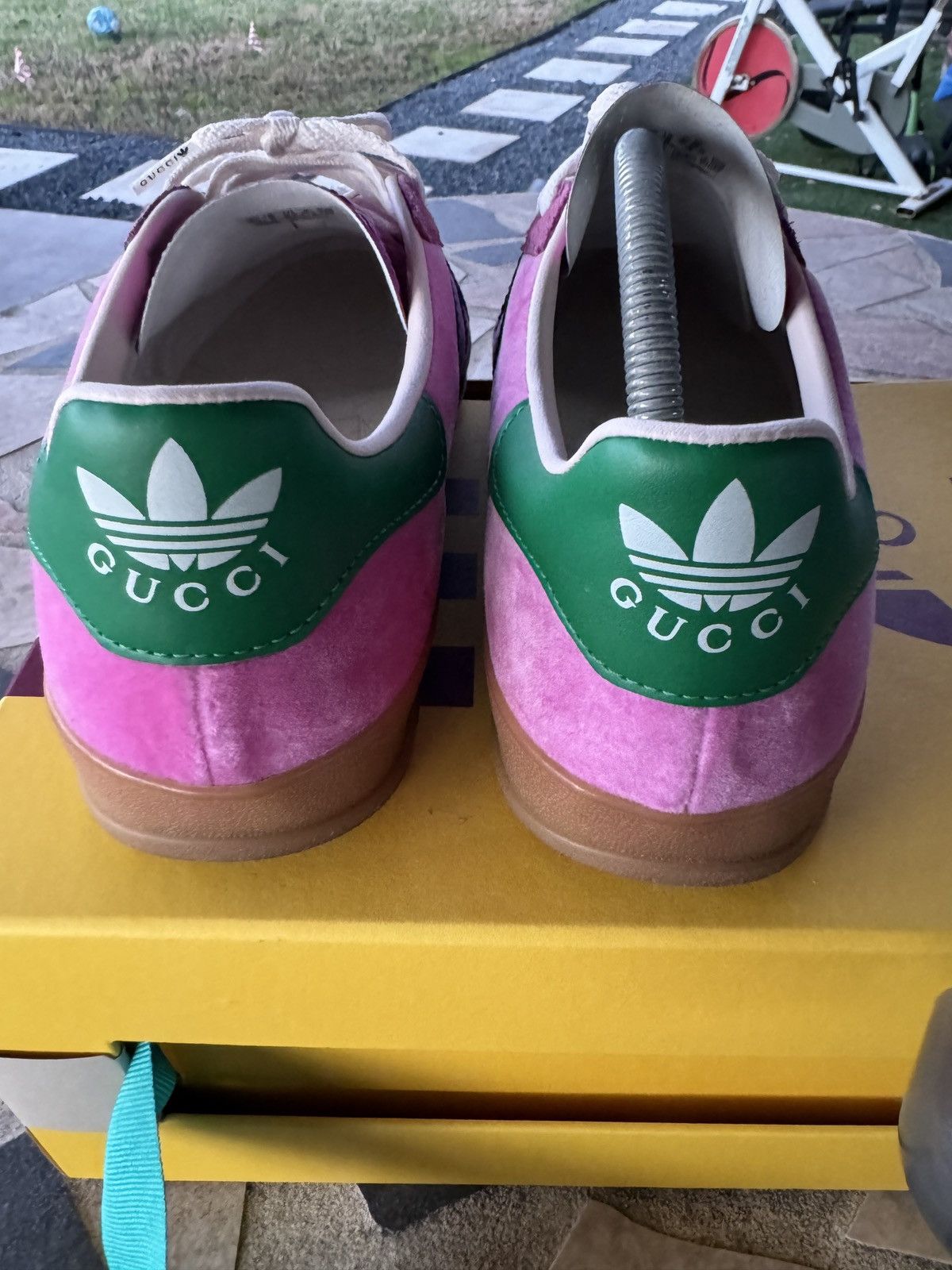 Adidas × Gucci Gucci x Adidas Gazelle Size US 8.5 / EU 41-42 - 6 Thumbnail