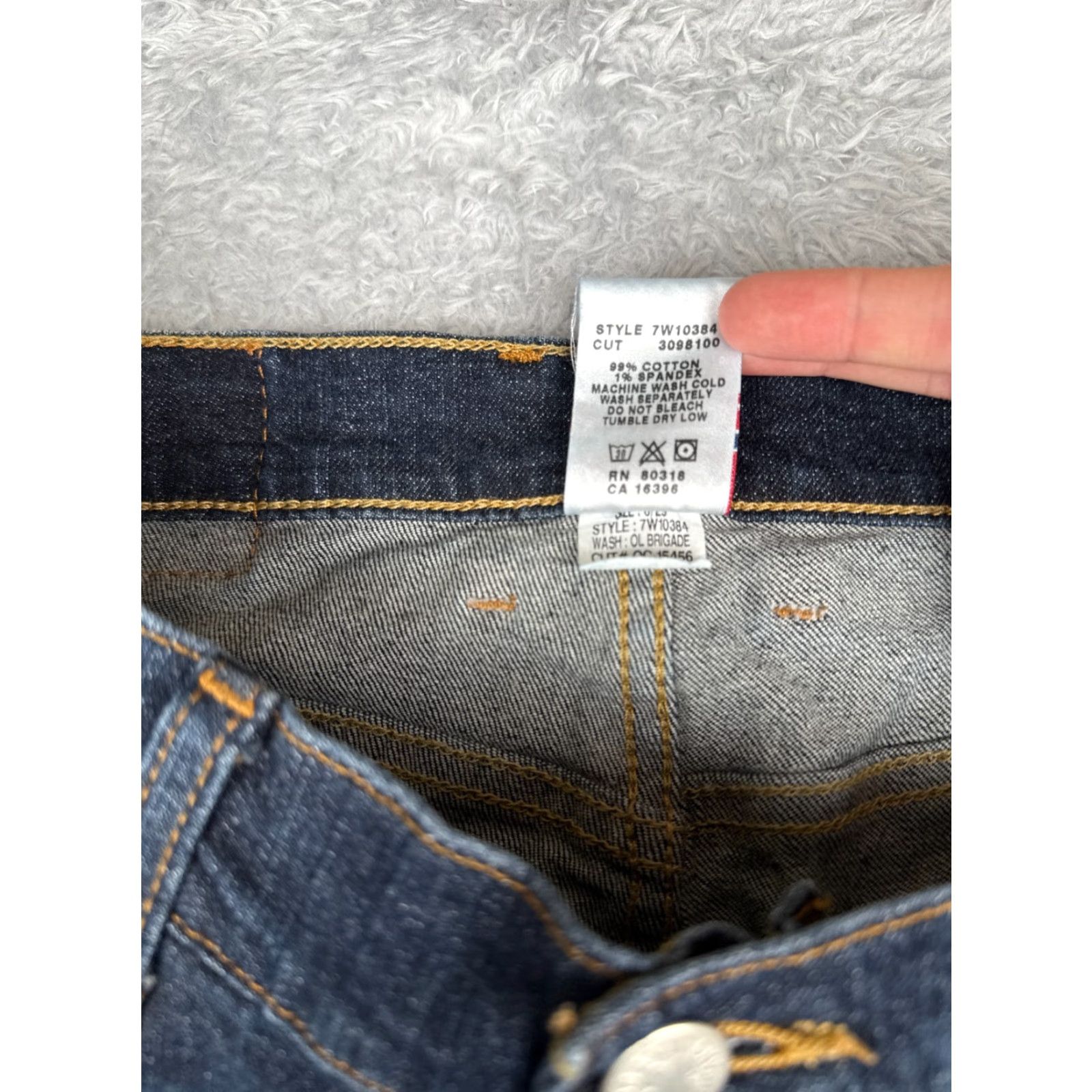 Lucky Brand VINTAGE Lucky Brand Jeans Women 8 Blue Denim Straight Cotton Blend 30x24 Jeans Women's 8 Blue Denim Straight 30x24 Size 30" / US 8 / IT 44 - 7 Thumbnail