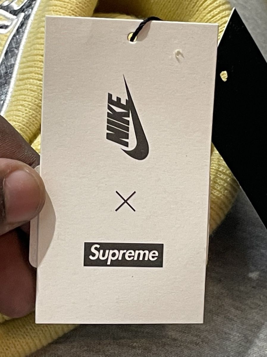 Supreme Supreme Nike Snakeskin Beanie Pale Yellow Size ONE SIZE - 5 Thumbnail