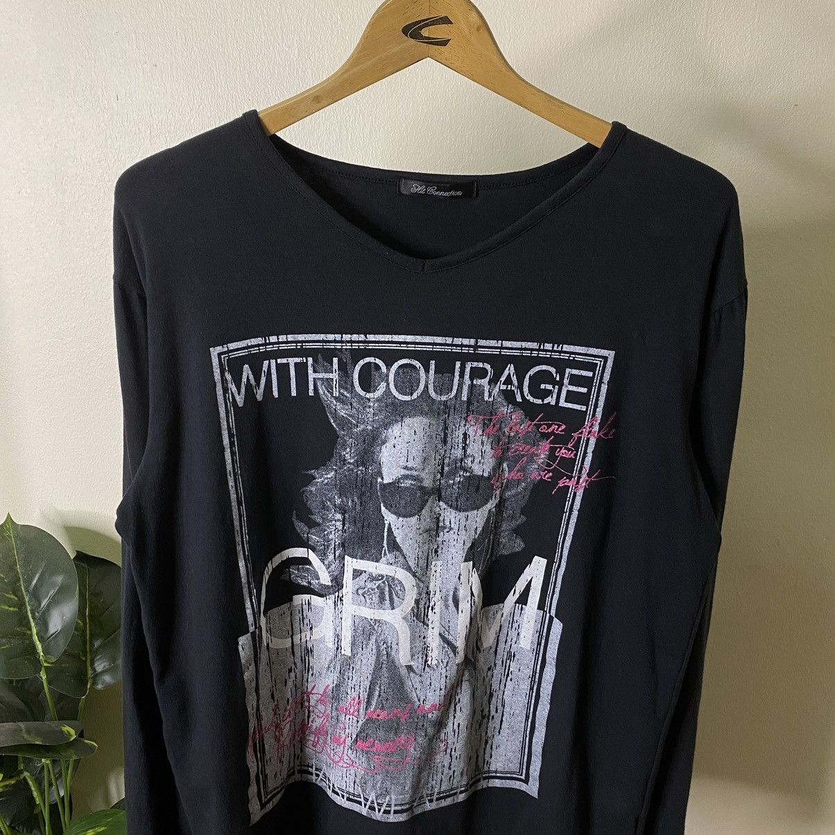 Hysteric Glamour × Japanese Brand × Le Grande Bleu (L.G.B.) Hit Connection Hysterics Glamour Style Cyber Punk LS Tee Size US L / EU 52-54 / 3 - 2 Thumbnail
