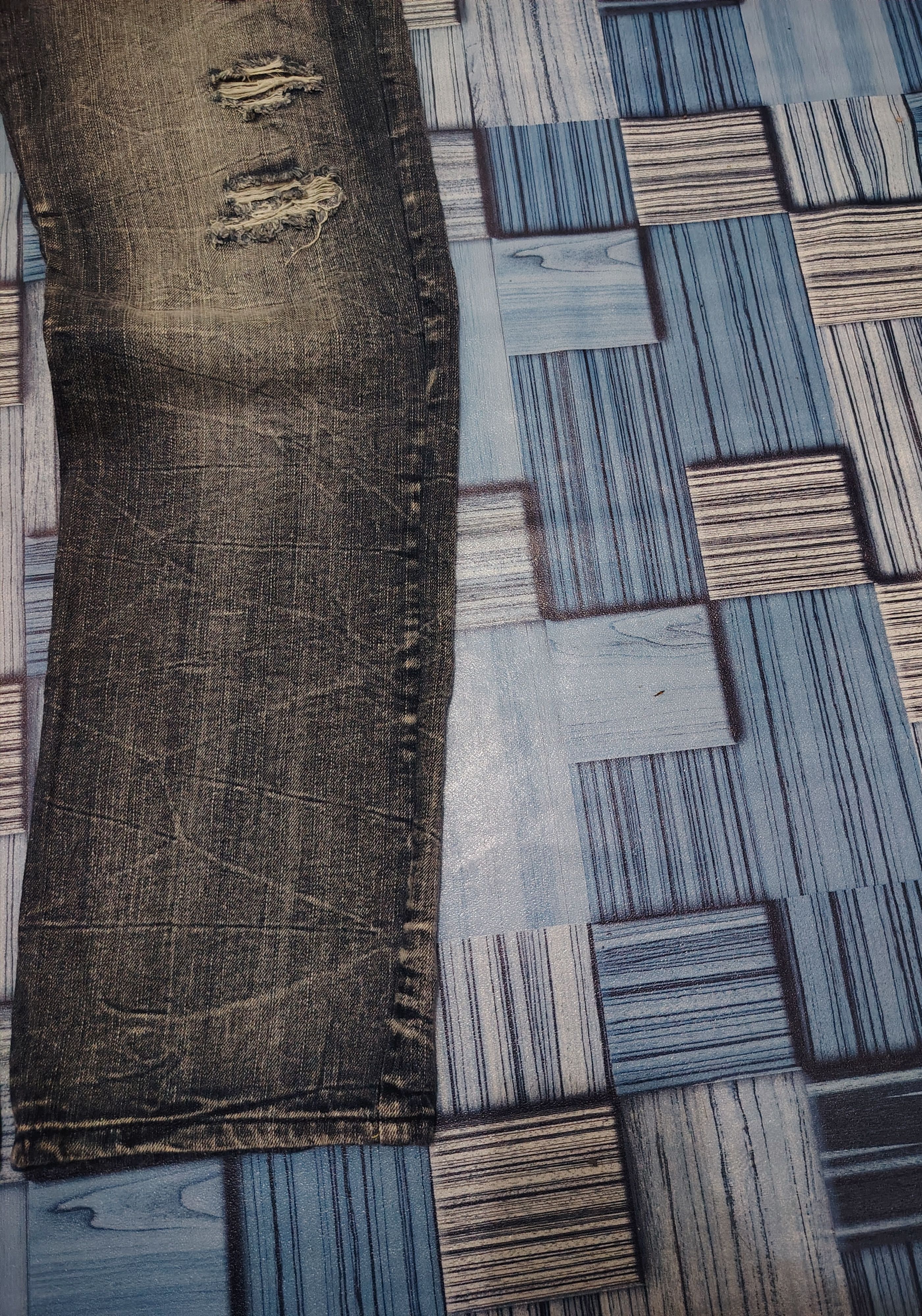 Who Decides War Japanese Originalstyle Double Waist Distressed jeans Patches Size US 30 / EU 46 - 5 Thumbnail