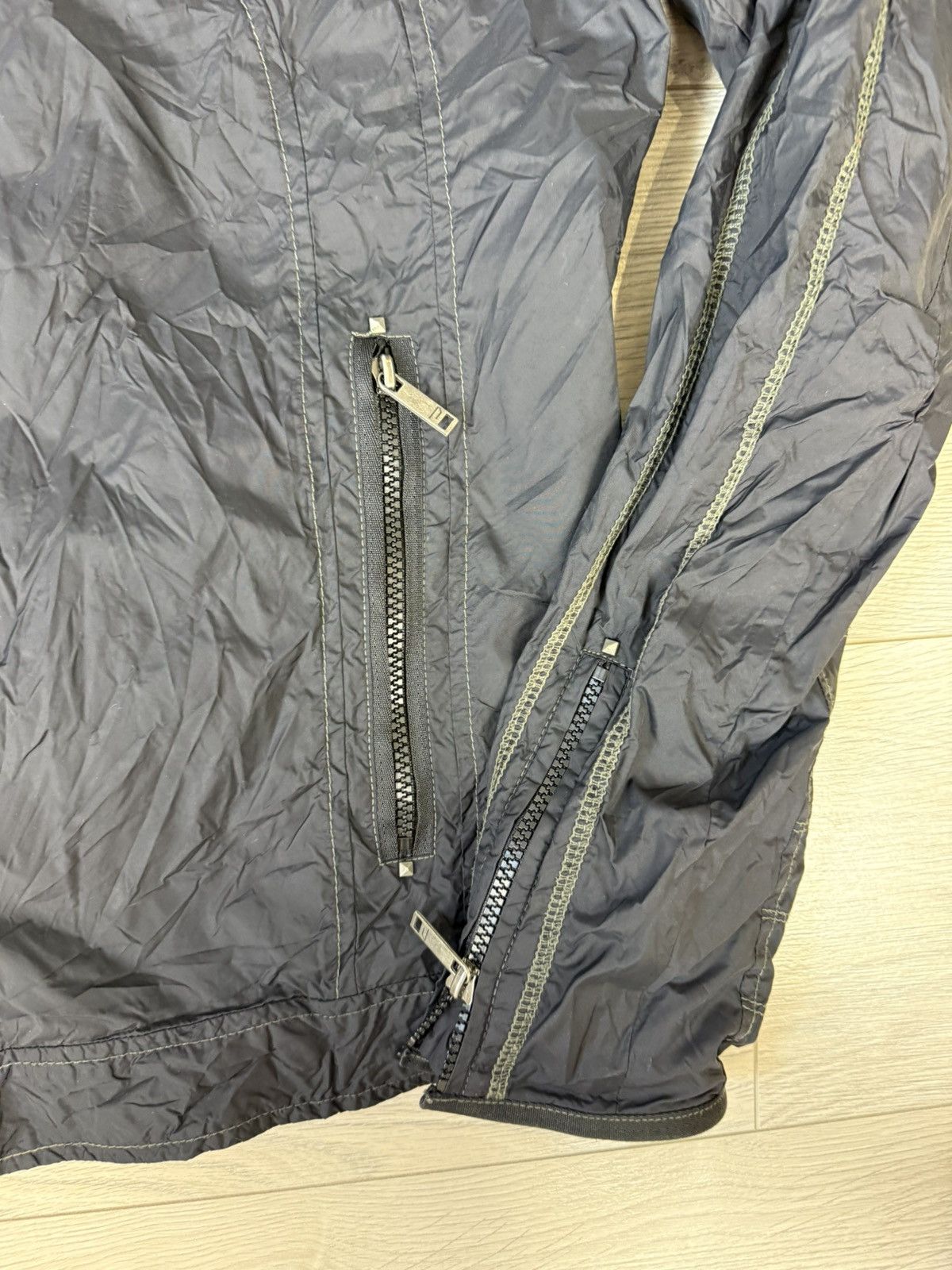 Diesel Diesel Vintage Nylon Biker Jacket Size US XL / EU 56 / 4 - 6 Thumbnail