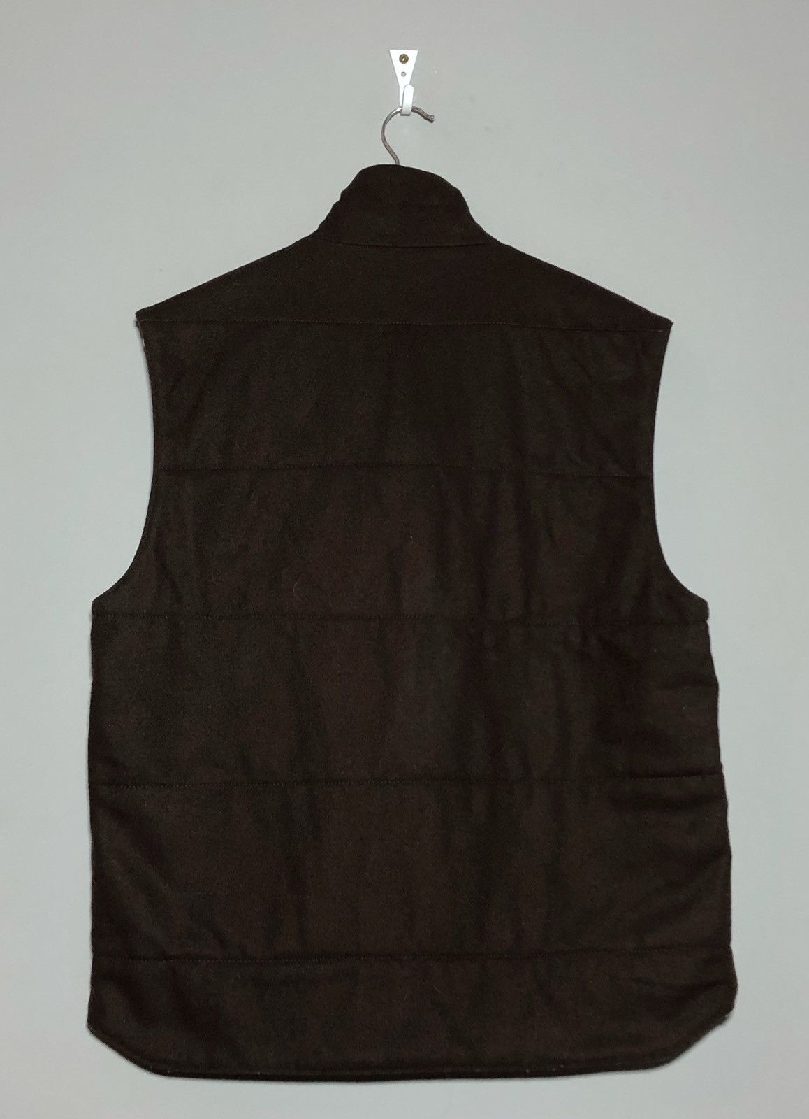 Valentino Vintage Valentino Jeans Wool Blend Brown Vest Jacket Size US XL / EU 56 / 4 - 2 Thumbnail