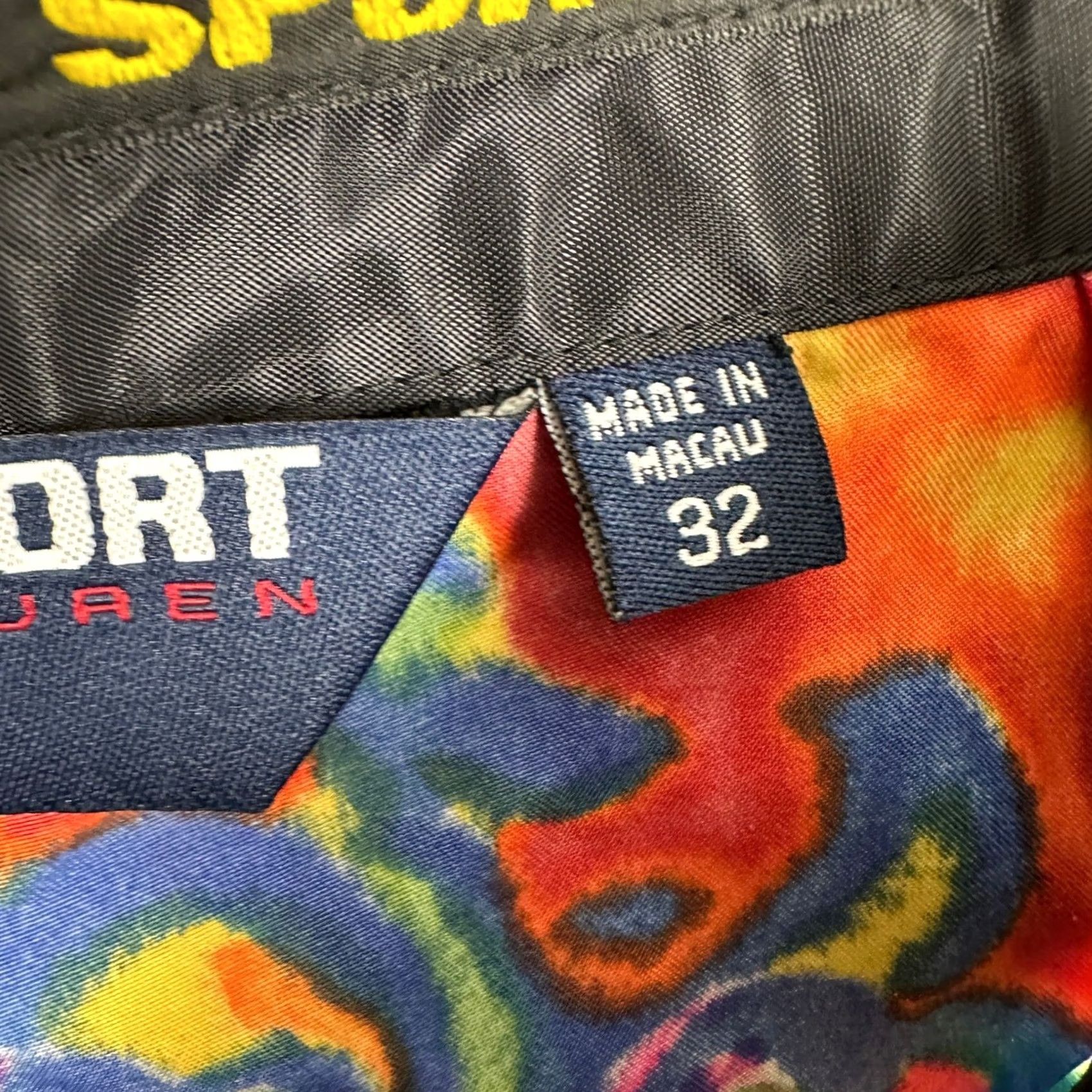 Polo Ralph Lauren VINTAGE Polo Sport Ralph Lauren Board Shorts Men 32 Multi Paisley Swim Trunks EUC Size US XS / EU 42 / 0 - 4 Thumbnail