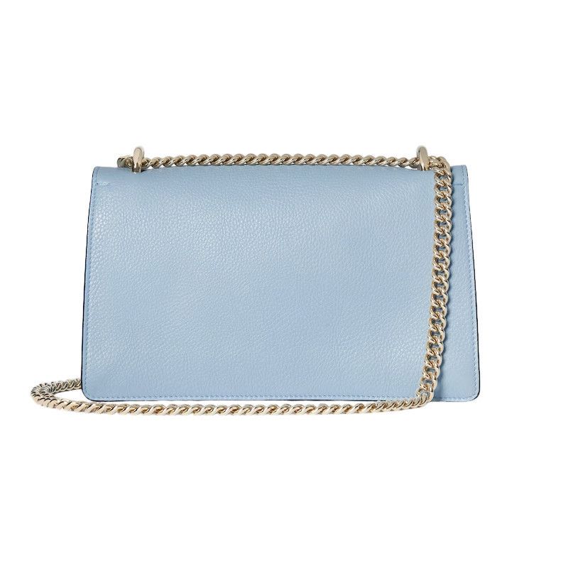 Gucci GUCCI Dionysus Medium $3500 Light Blue Leather Shoulder Bag Size ONE SIZE - 3 Thumbnail