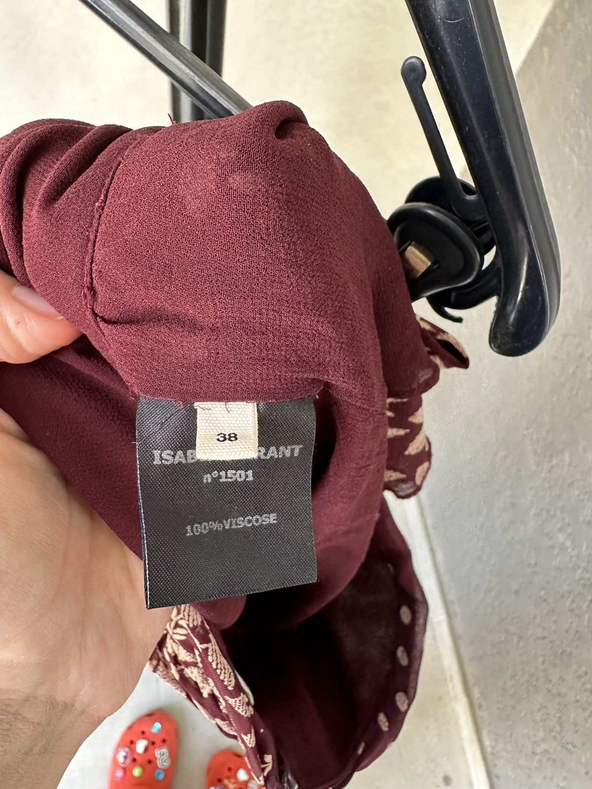 Isabel Marant Etoile Isabel Marant Etolie mini skirt Burgundy size 38 Size 26" / US 2 / IT 38 - 6 Thumbnail