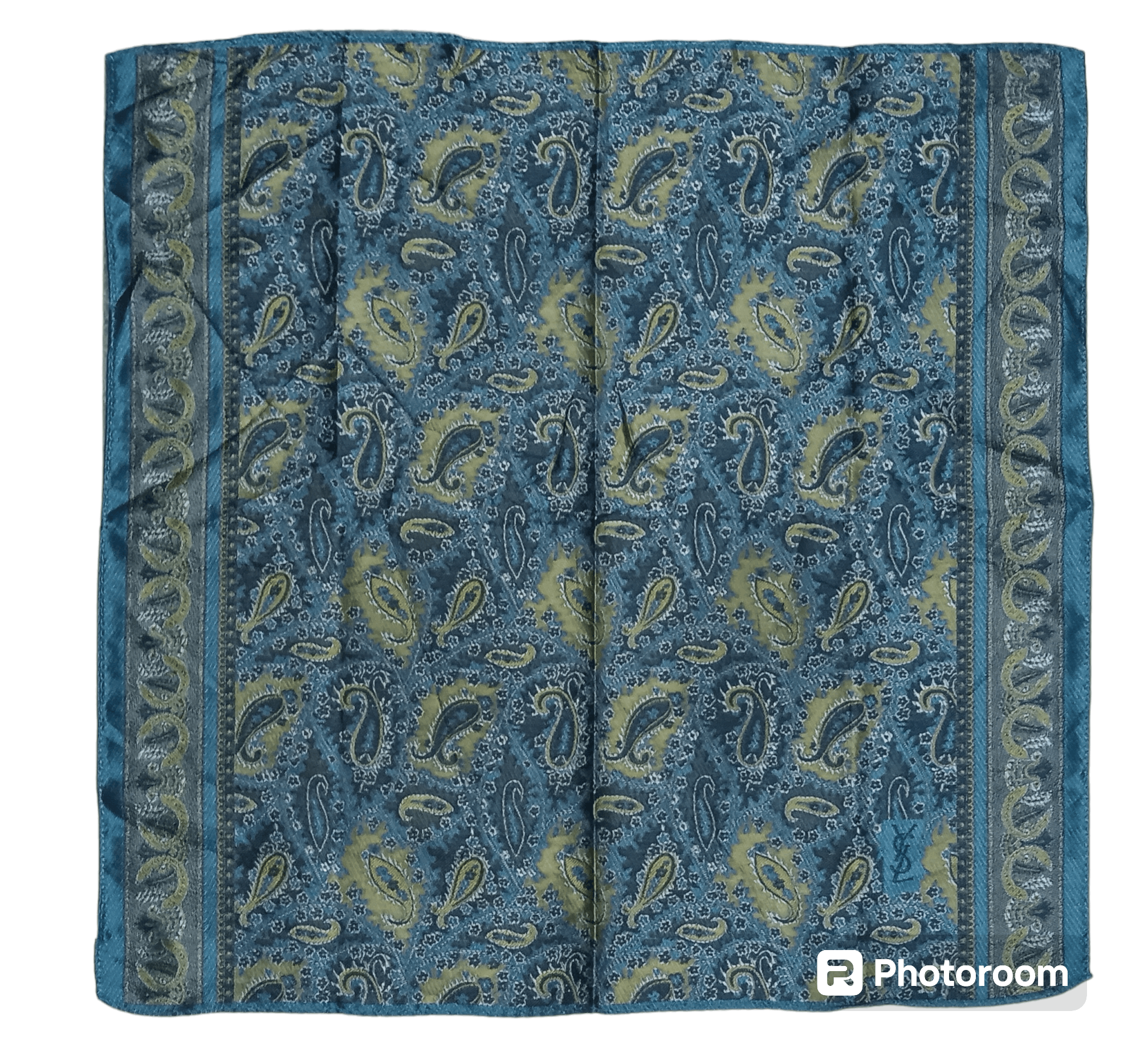 Yves Saint Laurent YVES SAINT LAURENT SILK PAISLEE HANDKERCHIEF Size ONE SIZE - 1 Thumbnail