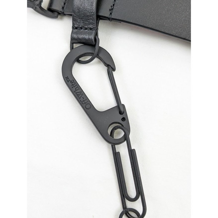 Off-White o1rshd1 Size: L/XL / Leather Belt with Chain in Black Size ONE SIZE - 6 Thumbnail