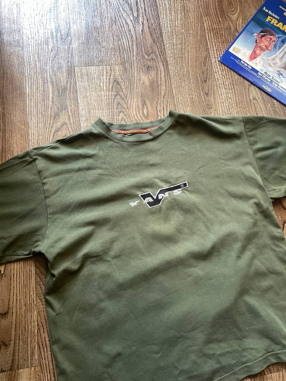 Vans Rare!! Vintage VANS TEES tshirt GREEN colour made in usa Size US L / EU 52-54 / 3 - 4 Thumbnail