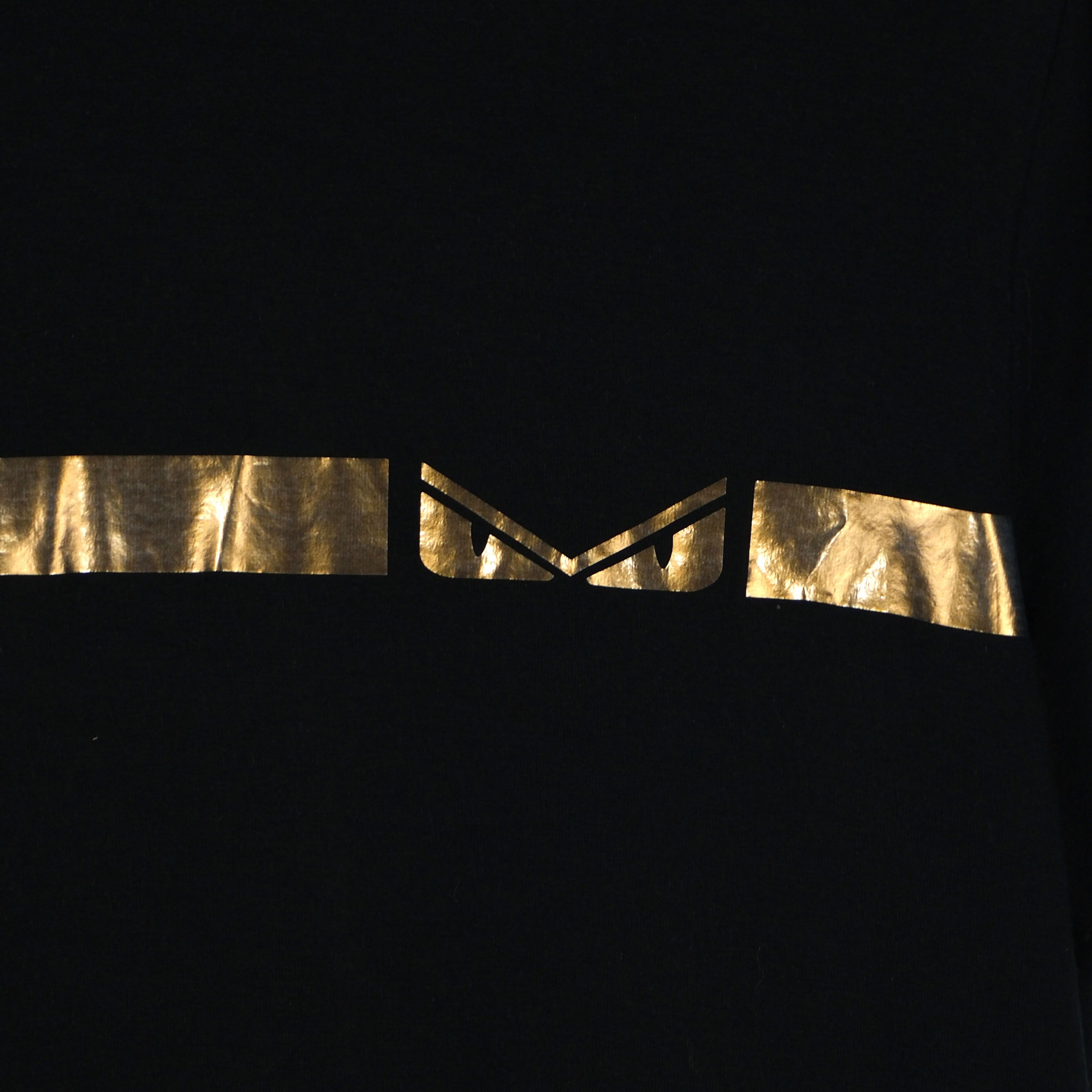 Fendi Fendi gold line tee Size US L / EU 52-54 / 3 - 2 Thumbnail