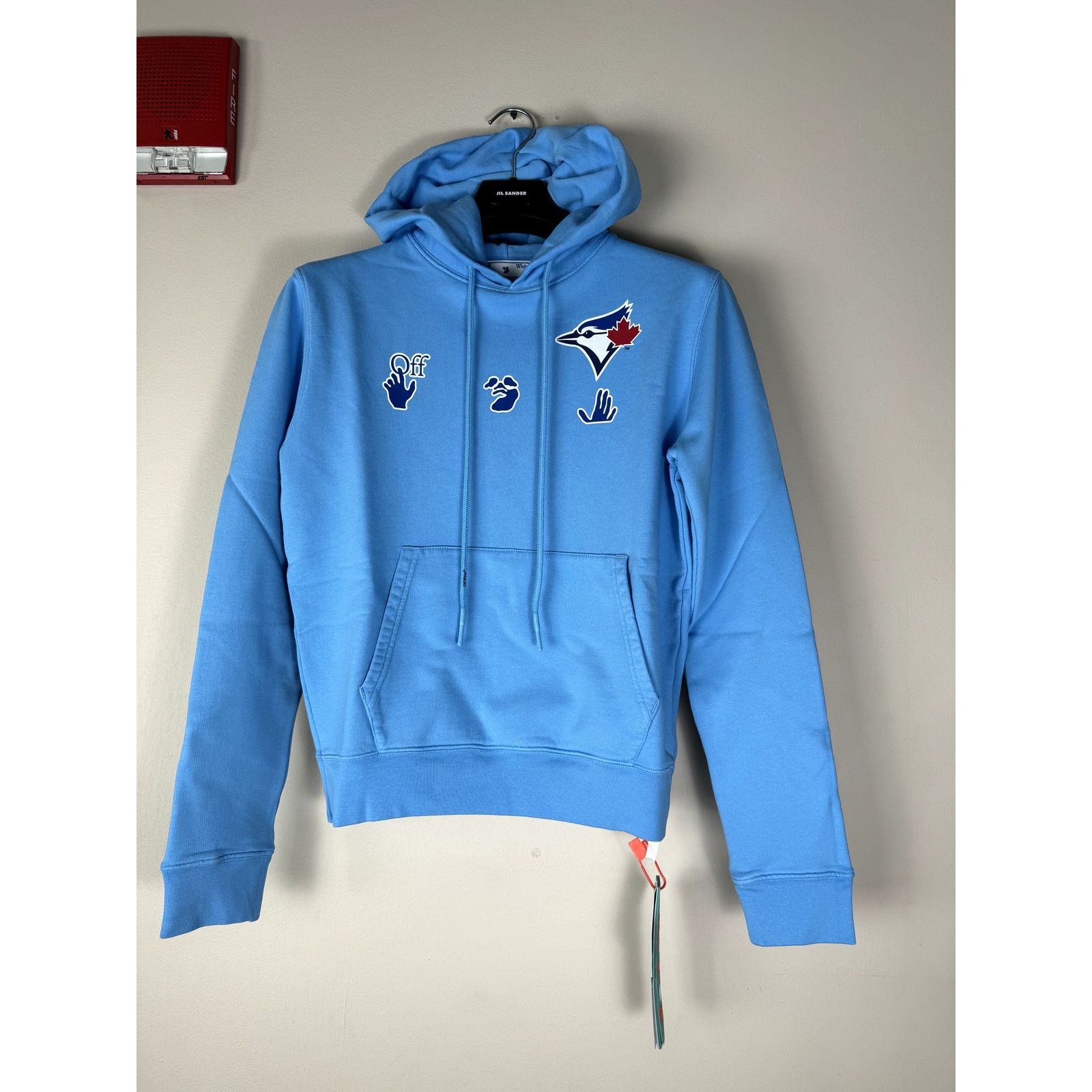 Off-White o1rshd1 MLB Toronto BJ Hoodie in Light Blue Size US XS / EU 42 / 0 - 2 Thumbnail
