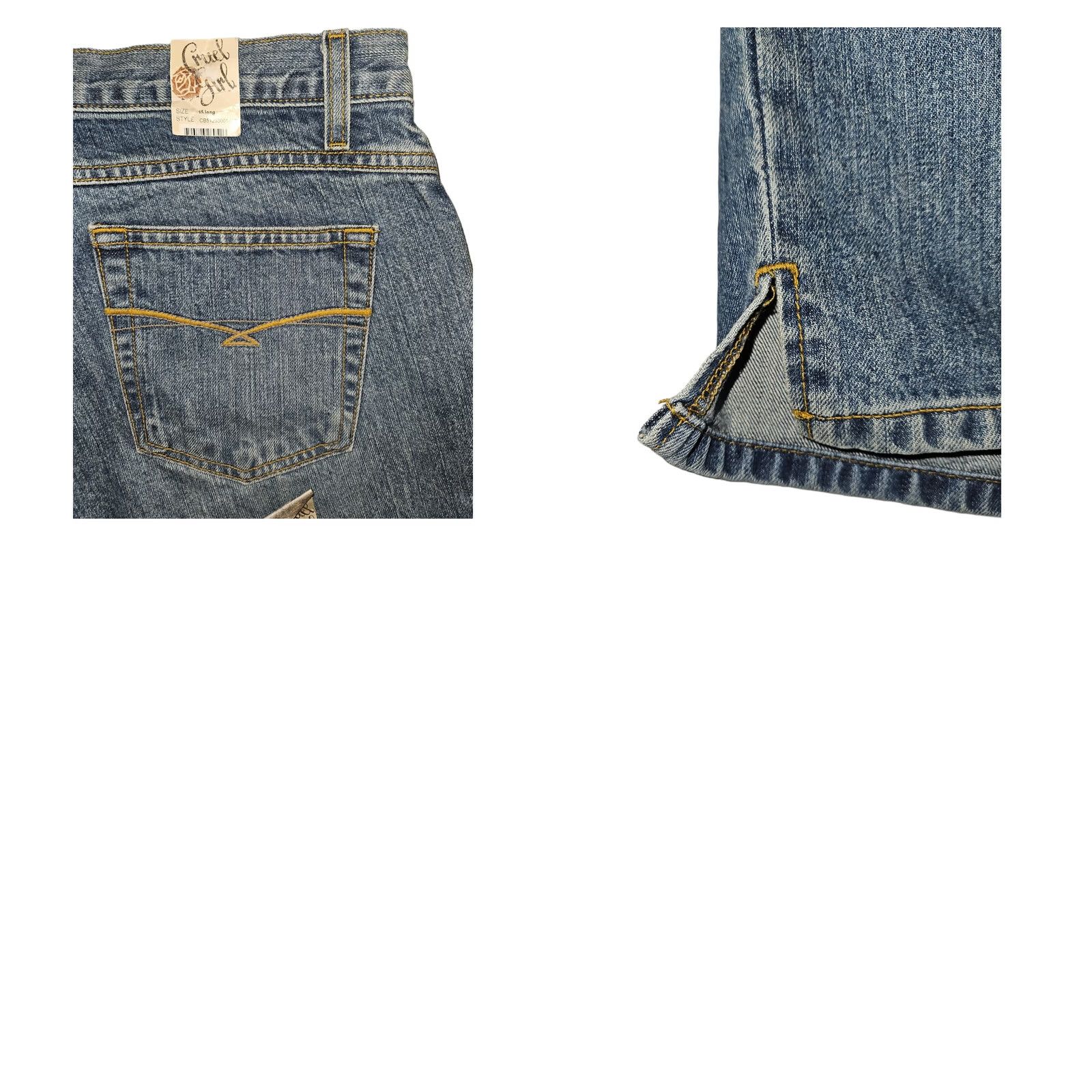 Vintage VINTAGE Cruel Girl Jeans NWT Size 15L Women's Georgia Slim Blue Denim 90s Y2K Preppy Bootcut Mens Womens Girls Size 36" / US 14 / IT 50 - 9 Thumbnail