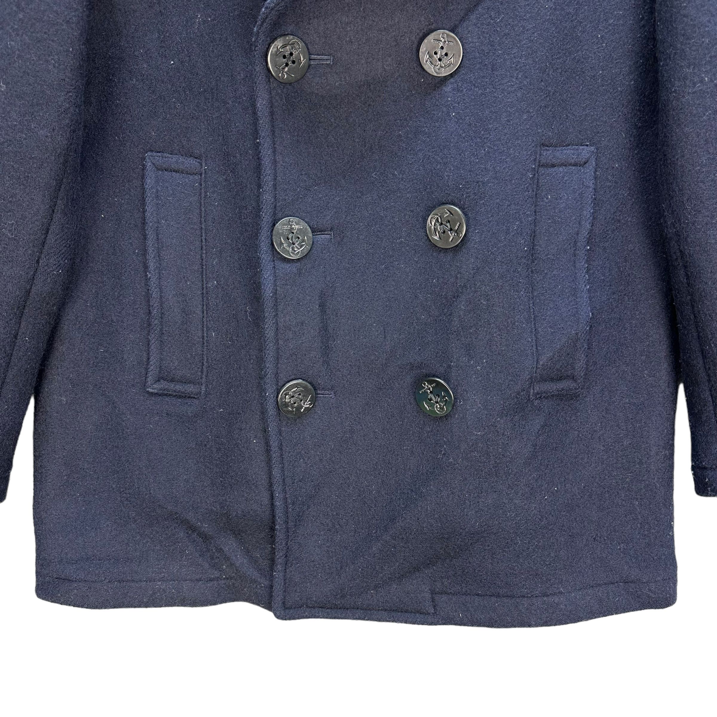 Hudson HUDSON'S MEN'S Double Breasted Wool Coat #A25-0559 Size US S / EU 44-46 / 1 - 3 Thumbnail