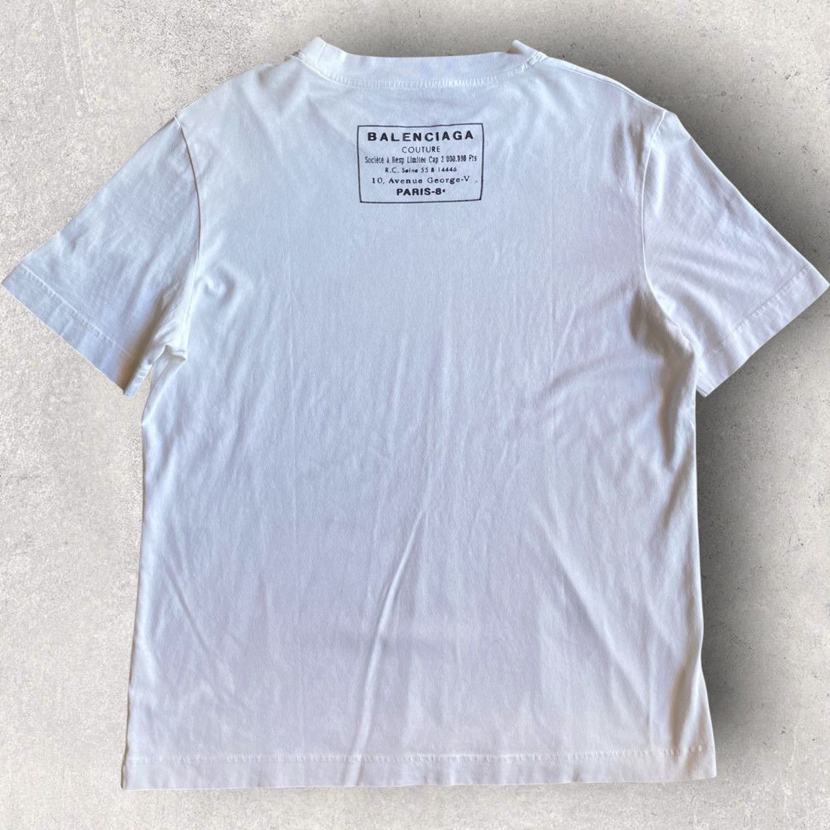Balenciaga Balenciaga Back Logo Stamp T Shirt Size US S / EU 44-46 / 1 - 2 Thumbnail