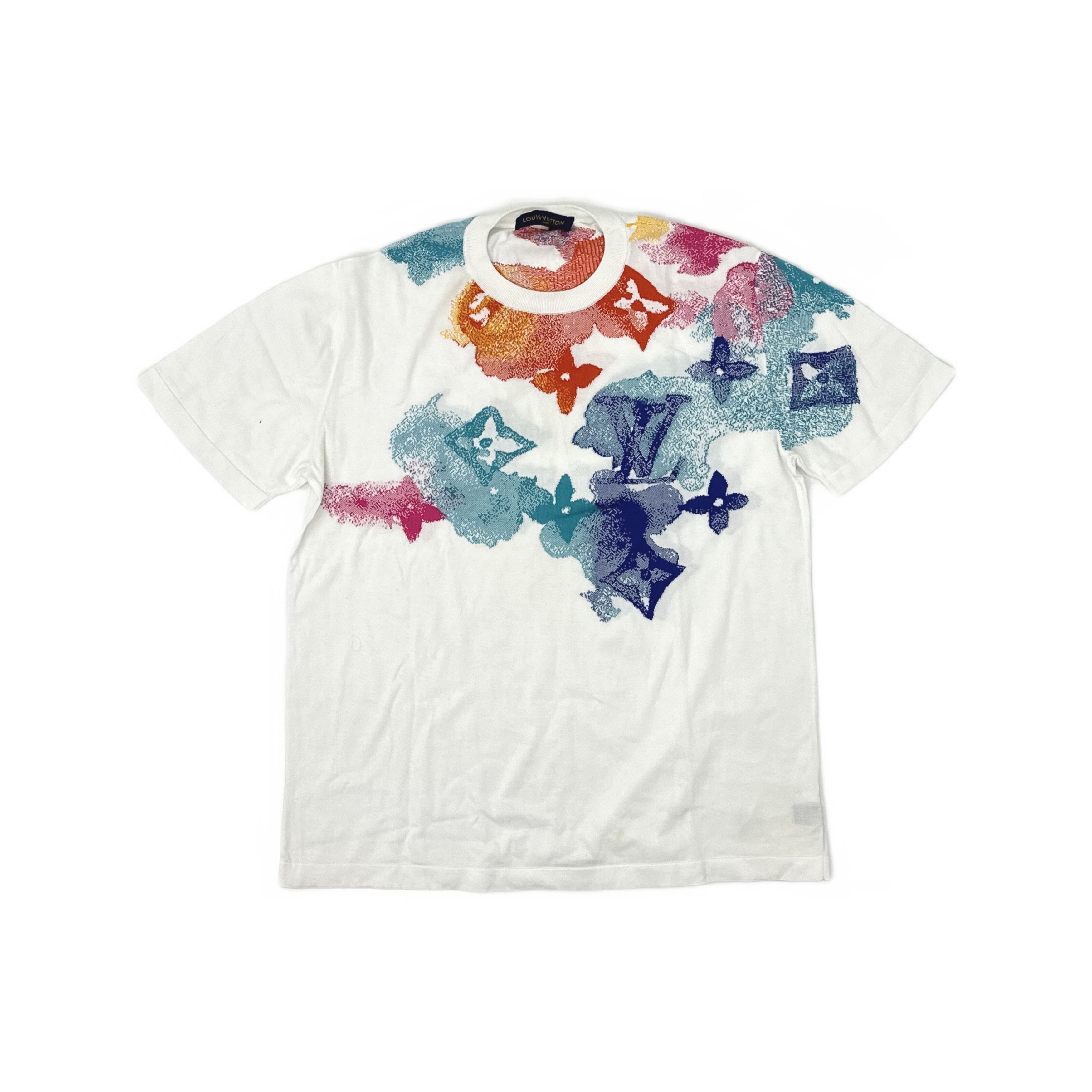 Louis Vuitton Louis Vuitton Watercolor Logo Short Sleeve T-Shirt Size XL Size US XL / EU 56 / 4 - 1 Thumbnail