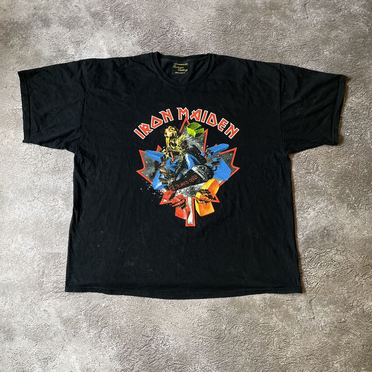 Vintage Vintage 90s Iron Maiden Band Tee Graphic Punk Grunge XXL Size US XXL / EU 58 / 5 - 3 Thumbnail