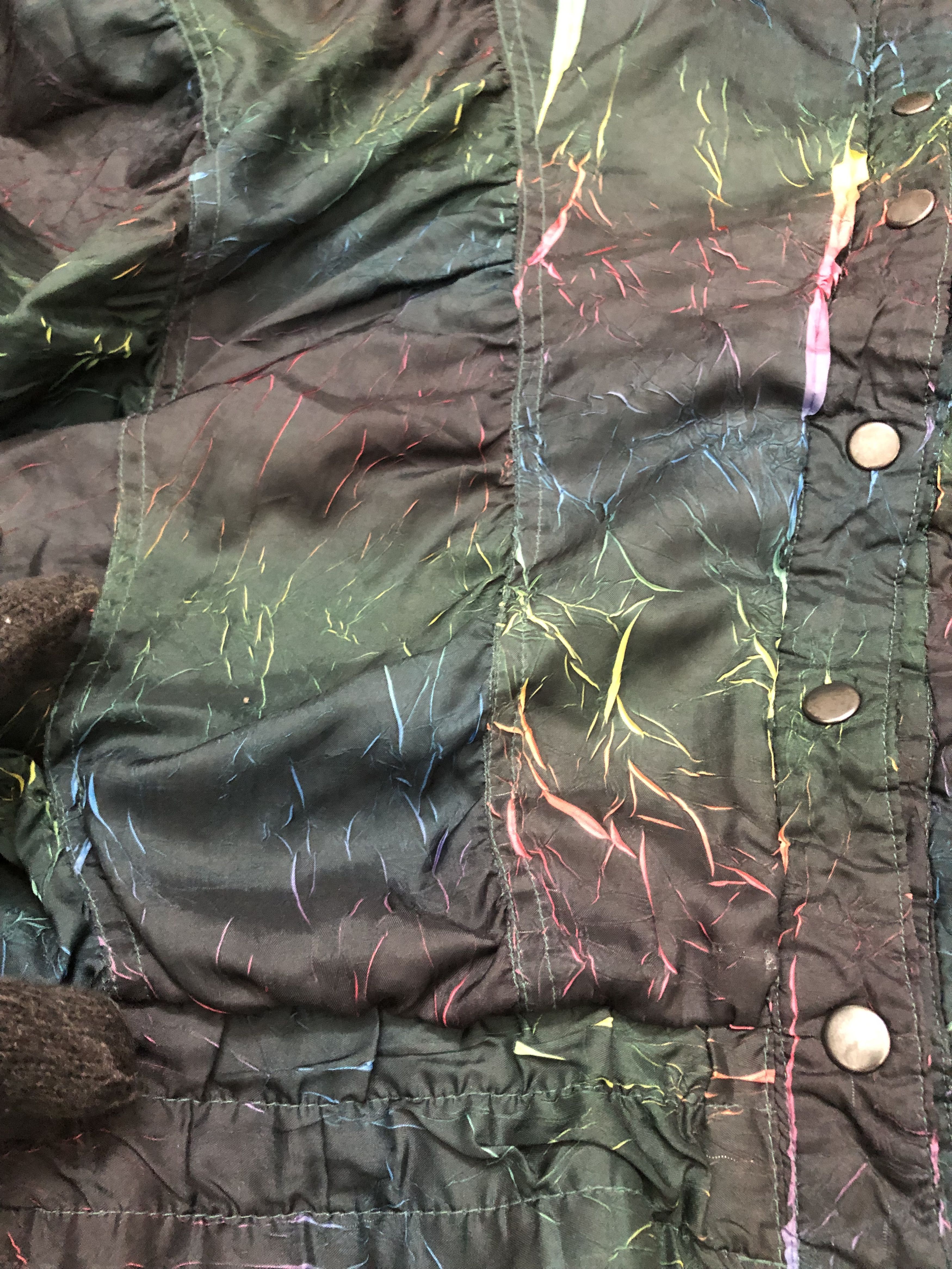 Andreluciano × Designer × Vintage Vintage 90s Andreluciano Black Scratched Design Size L / US 10 / IT 46 - 12 Thumbnail