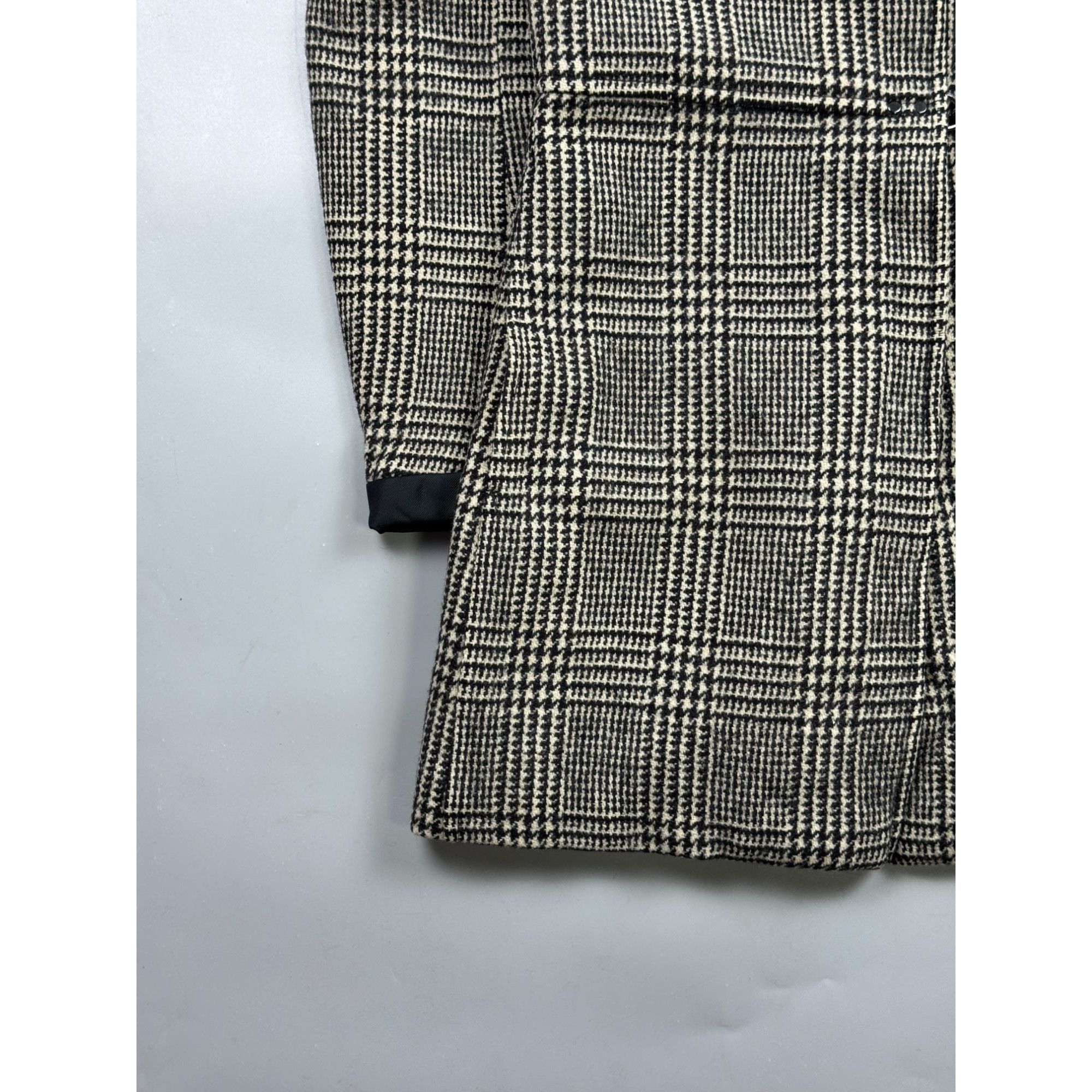 Fay Fay Checkered Tartan Insulated Wool Coat (Y1234) Size M / US 6-8 / IT 42-44 - 2 Thumbnail