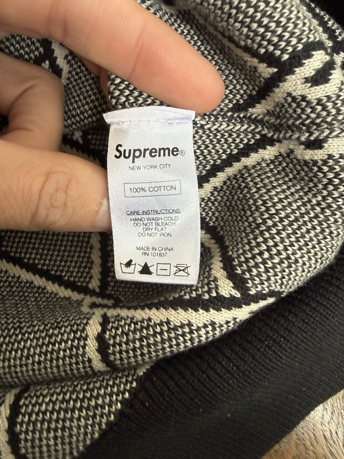 Supreme Supreme Chain Link Sweater FW14 Size US L / EU 52-54 / 3 - 6 Thumbnail