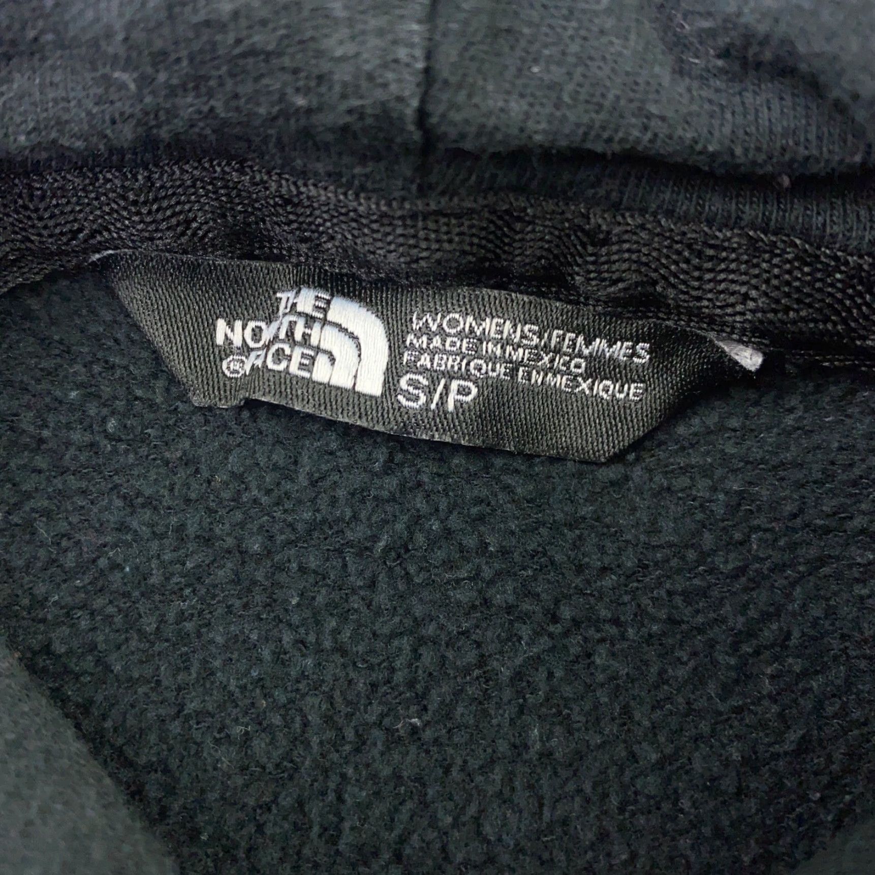 The North Face The North Face Womens Sweatshirt SP Small Petite Black Hoodie Pockets Logo Front Size S / US 4 / IT 40 - 4 Thumbnail