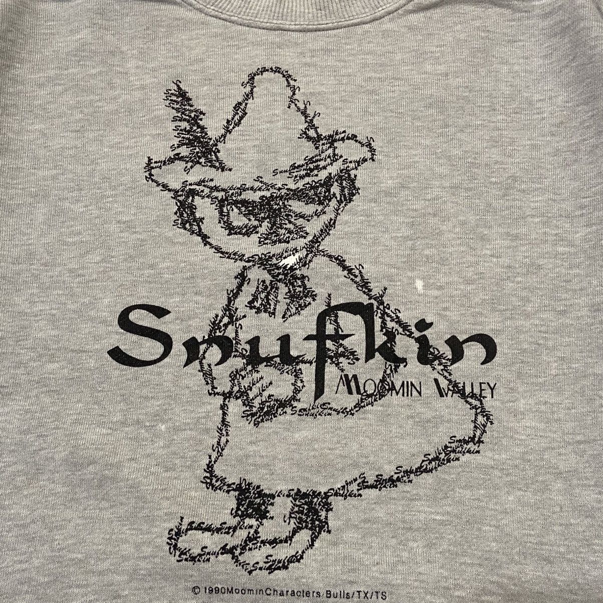 Anime Vintage 1990 Moomin Valley Snufkin Sweatshirt Size US M / EU 48-50 / 2 - 5 Thumbnail