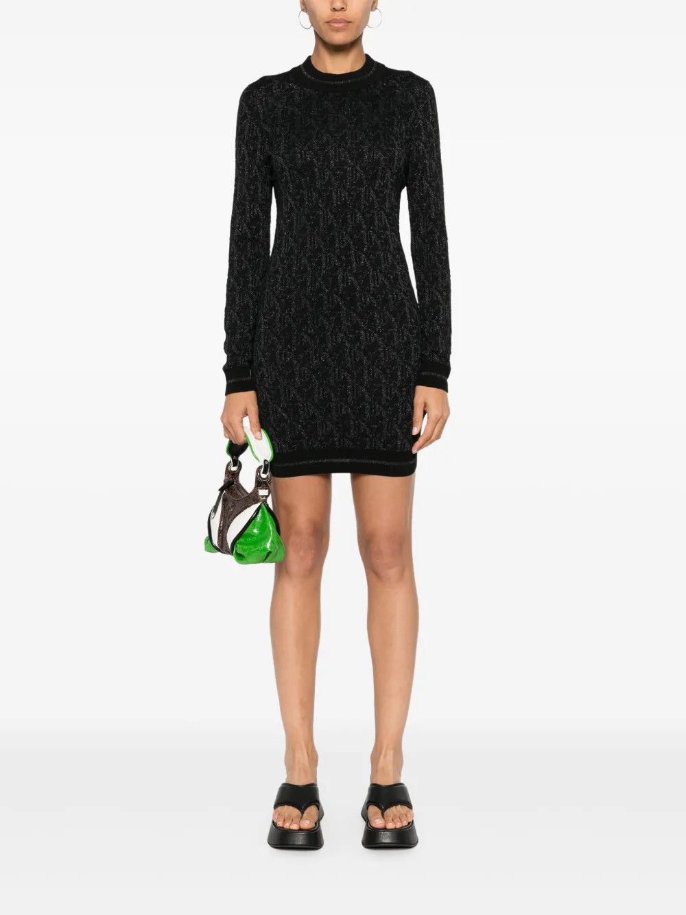 o1y1125 Mini Dress in Black