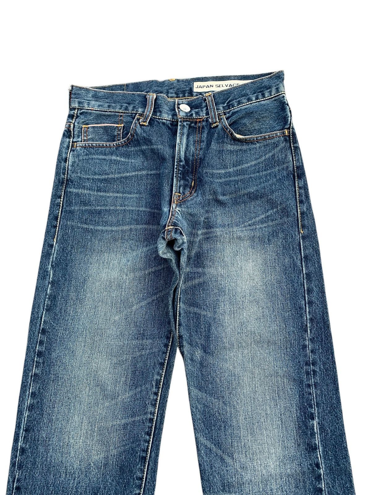Kapital RUSH HOUR SELVEDGE JAPANESE RAW DISTRESSED DENIM Size US 30 / EU 46 - 6 Thumbnail