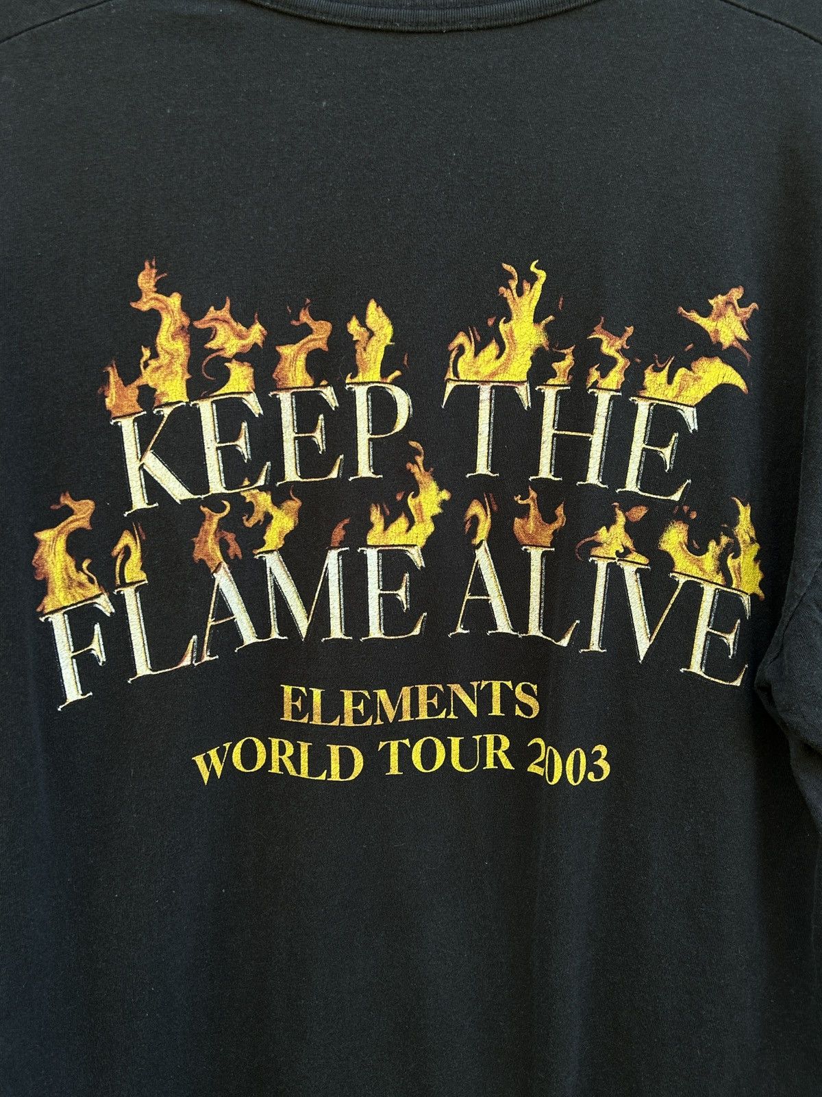 Band Tees Vintage Stratovarius 2003 Elements World Tour Long Sleeve Size US L / EU 52-54 / 3 - 6 Thumbnail