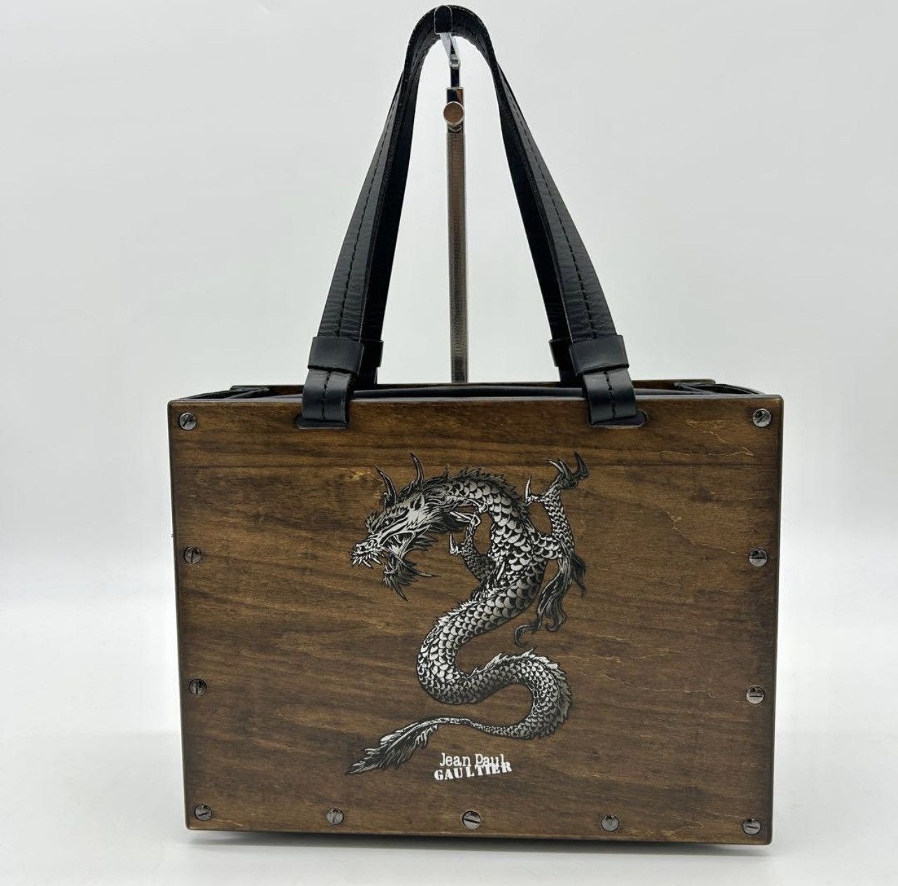 Jean Paul Gaultier Jean Paul Gaultier Archival Dragon Wood Panel Tote Bag Size ONE SIZE - 2 Thumbnail