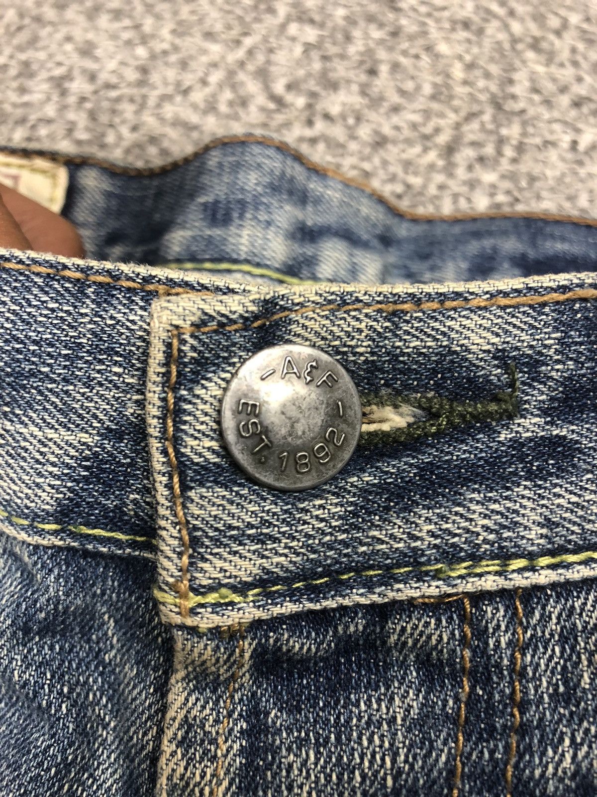 Abercrombie & Fitch Vintage Faded Abercrombie And Fitch Killburn Lowrise Jeans Size US 30 / EU 46 - 7 Thumbnail