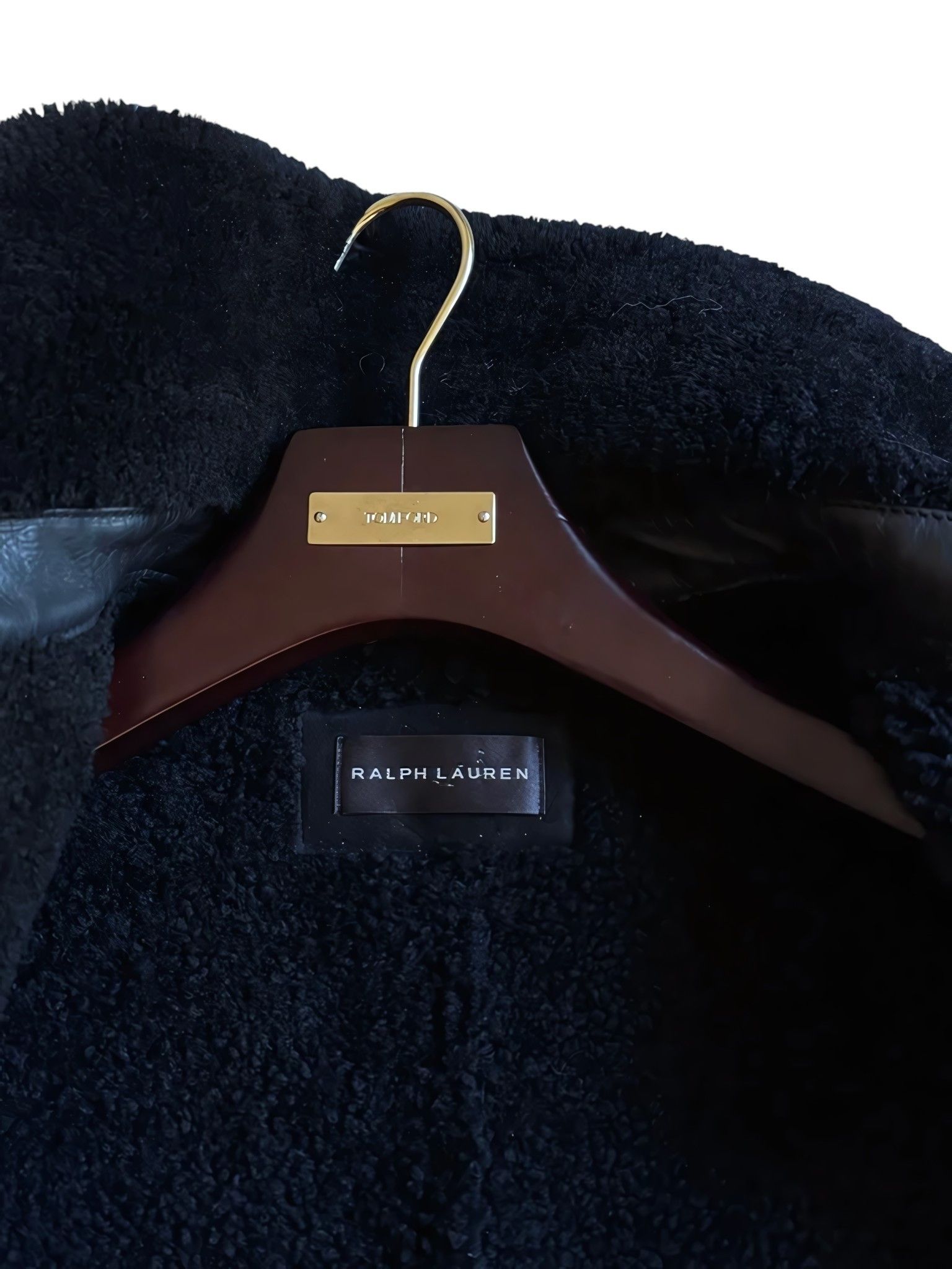 Ralph Lauren BLACK LABEL SUEDE LEATHER SHEARLING JACKET Size US M / EU 48-50 / 2 - 5 Thumbnail