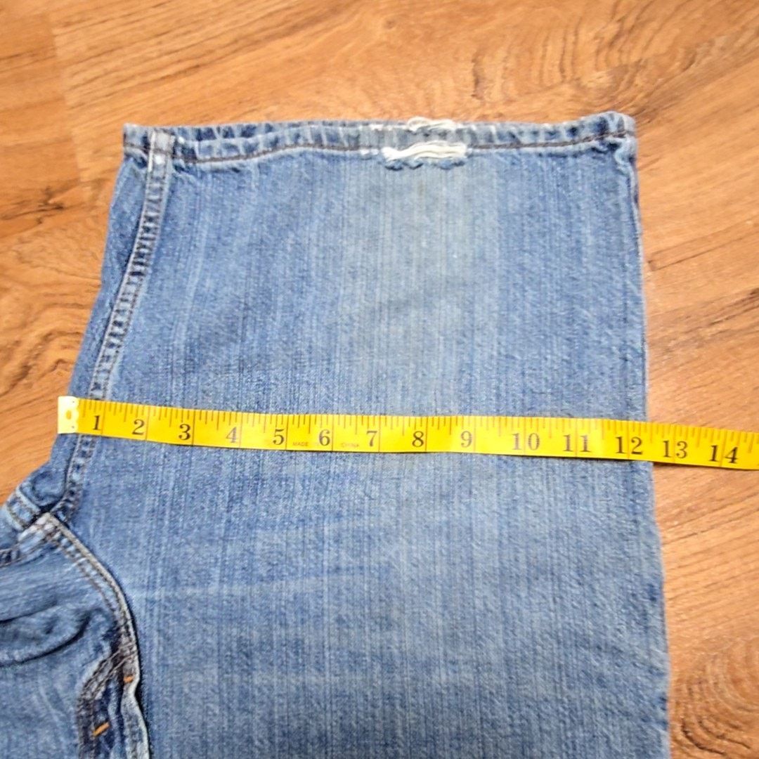 Levi's Vintage Levi's 550 Denim Shorts Blue Distressed 34 Size US 34 / EU 50 - 13 Thumbnail