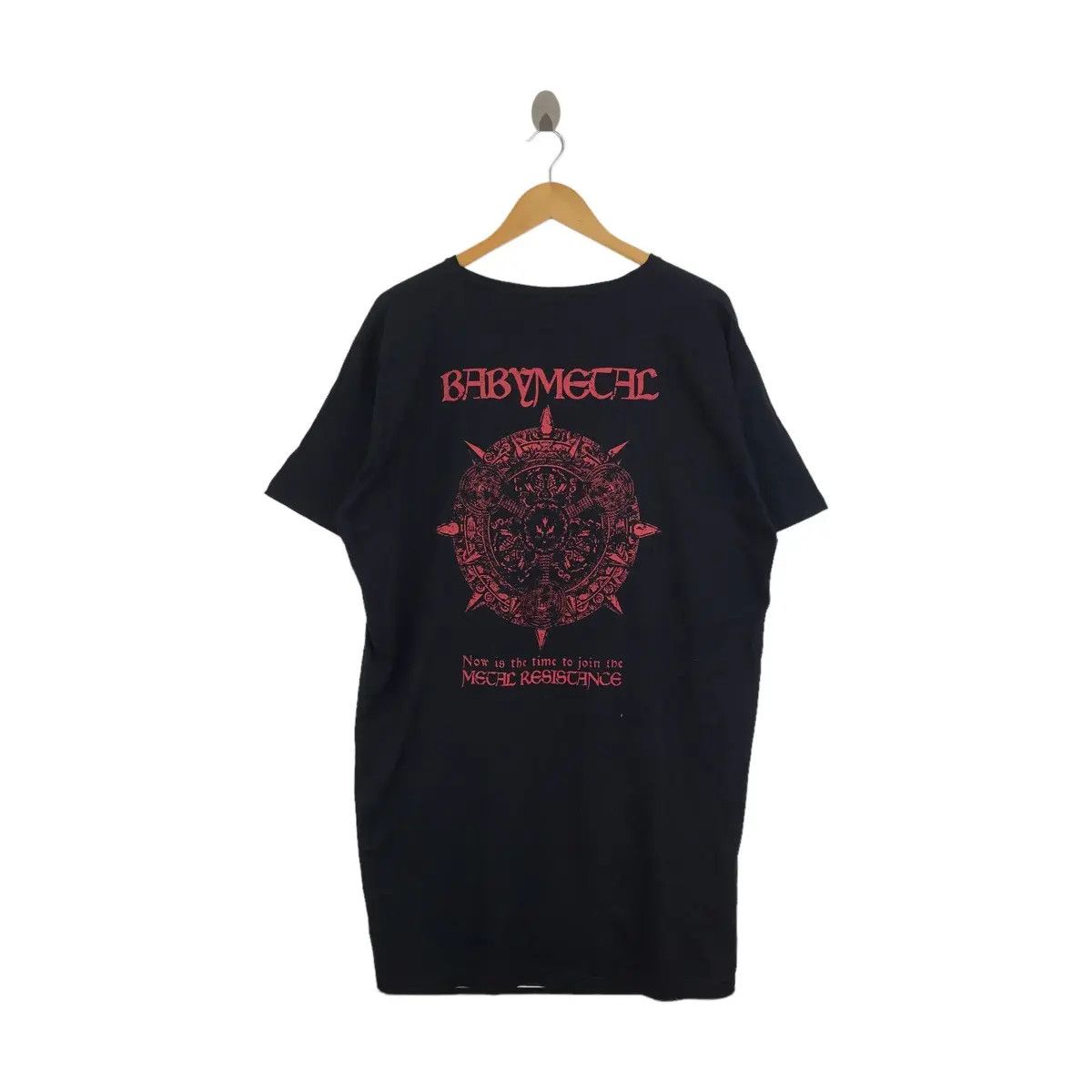 Vintage 2016 BABYMETAL METAL RESISTANCE Album Heavy Tee Shirt Japan Size US XL / EU 56 / 4 - 3 Thumbnail