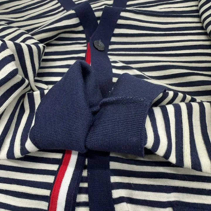 Thom Browne Thom Browne Striped Knit Cardigan -2507 Size US S / EU 44-46 / 1 - 6 Thumbnail