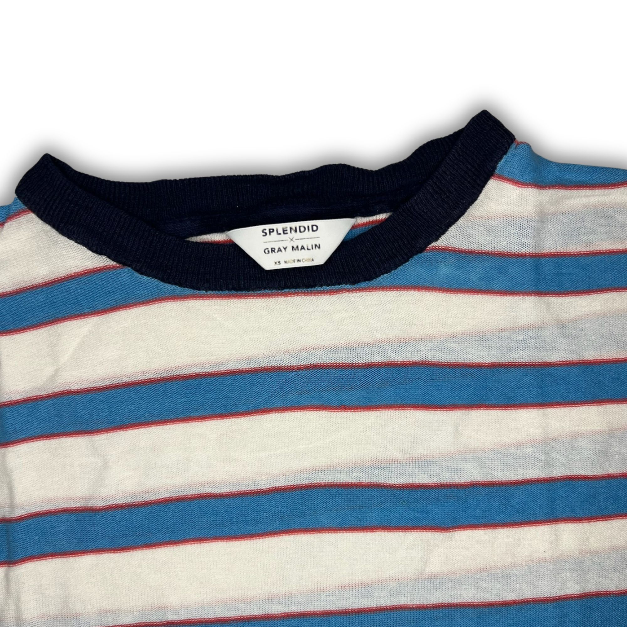 Splendid Splendid X Gray Malin Striped Long Sleeve Sweater XS Cotton Size XS / US 0-2 / IT 36-38 - 4 Thumbnail