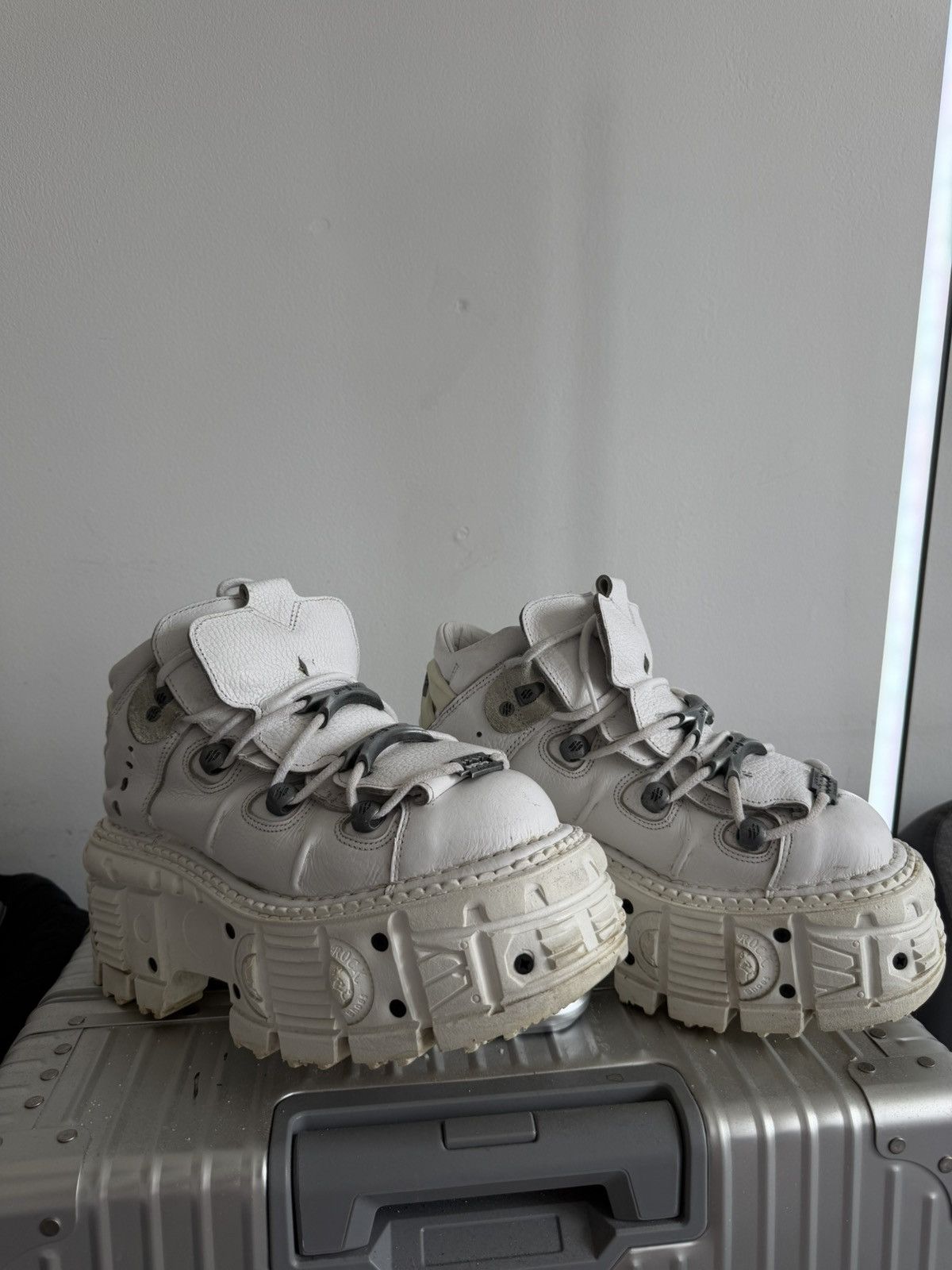 New Rock × Streetwear Vintage New Rock Sneakers Shoes Opium Y2K