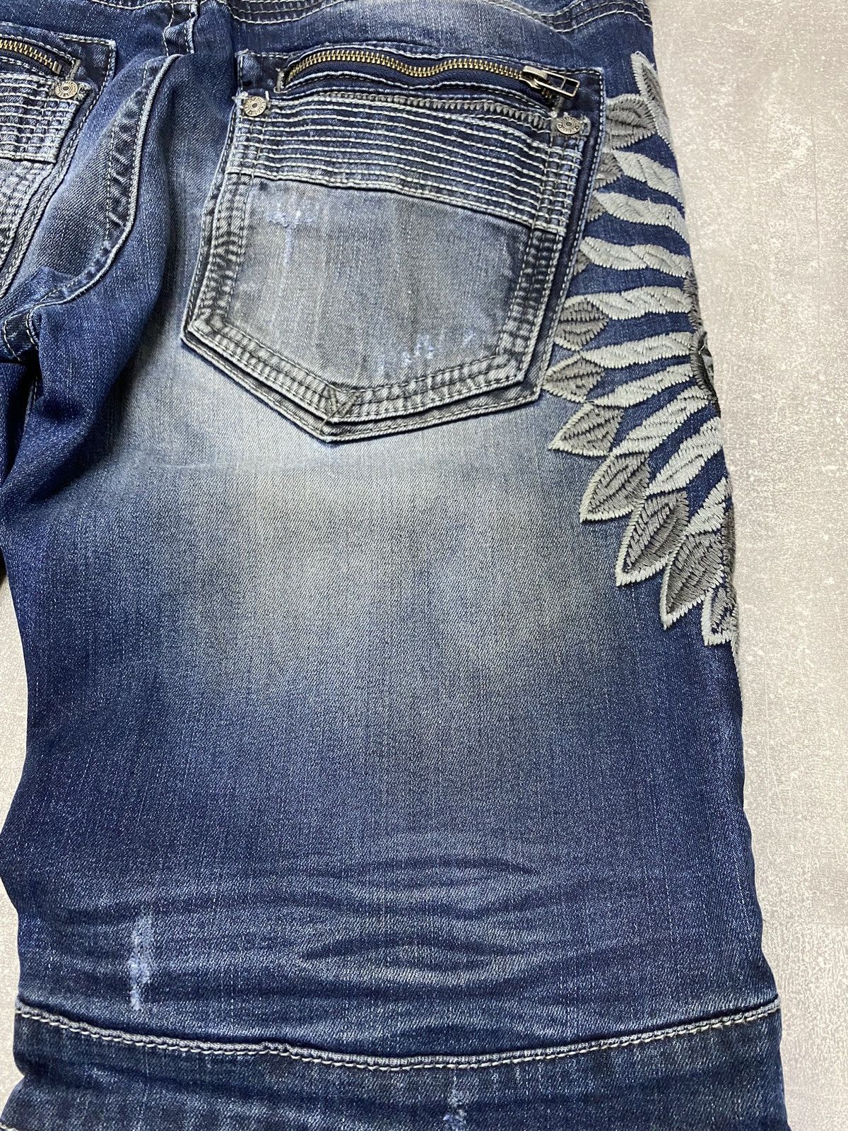Affliction × Japanese Brand × Vintage Crazy Vintage Y2K Affliction Jeans Live Fast Motorcycles Size US 32 / EU 48 - 21 Thumbnail