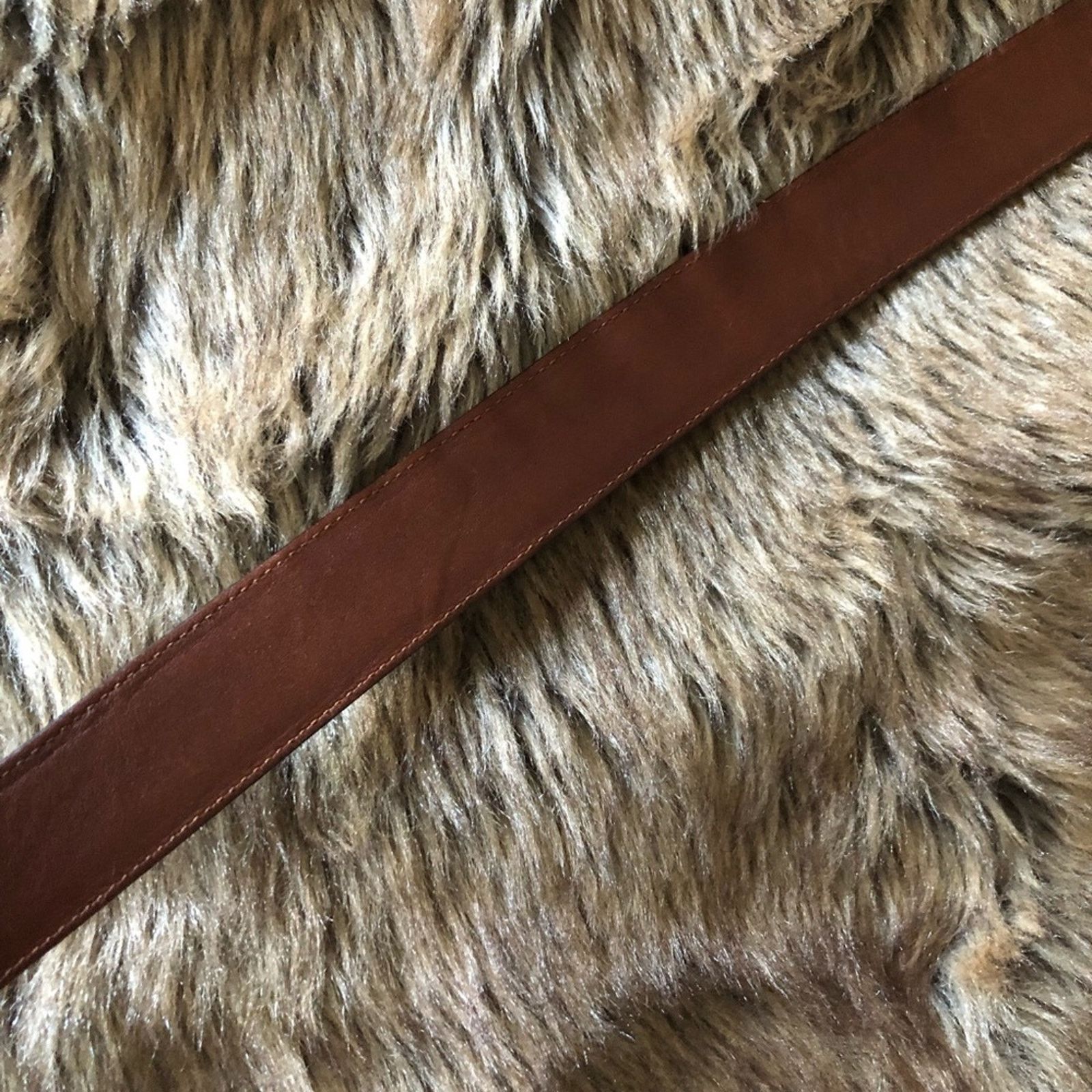 Coach Coach reddish brown polished cowhide leather belt 42x105 cm Size 42 - 7 Thumbnail