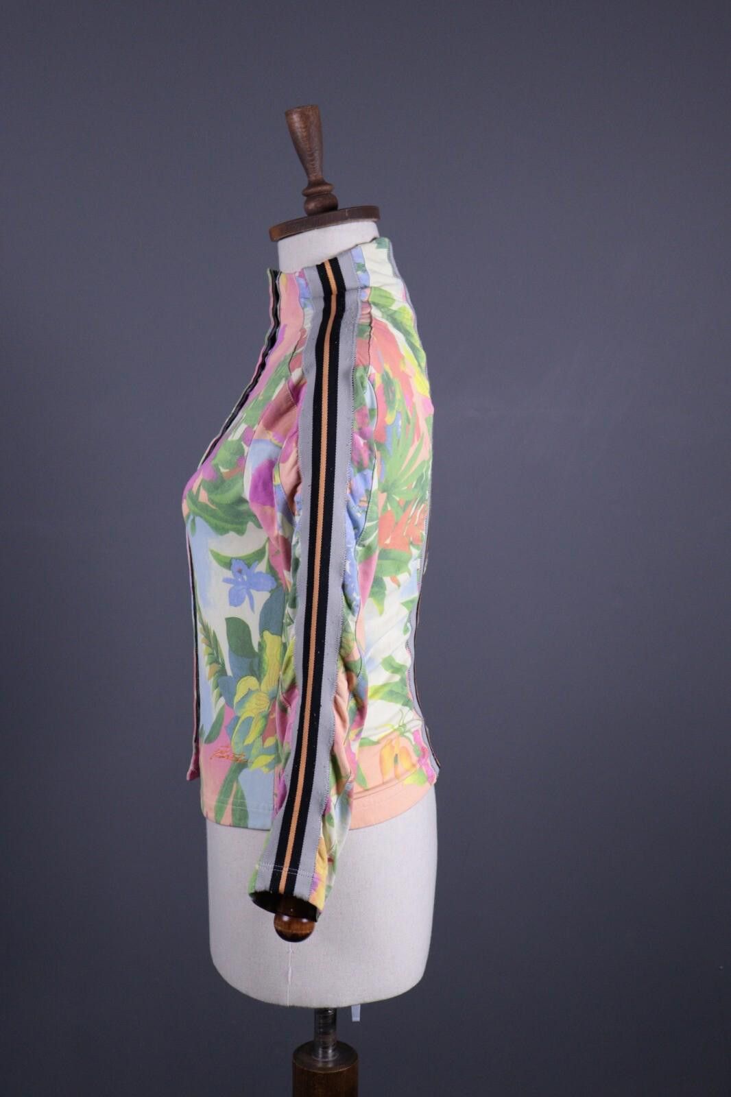 JET SET Jet Set Multicolor Allover Floral Fleece Jacket Size M Size M / US 6-8 / IT 42-44 - 5 Thumbnail