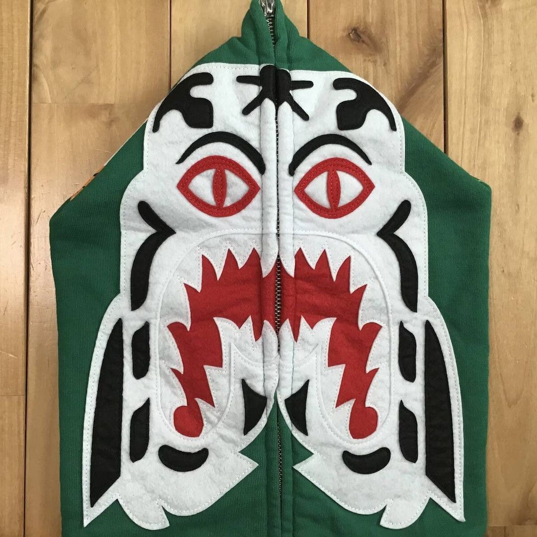 Bape BAPE White Tiger full zip hoodie a bathing ape Size US M / EU 48-50 / 2 - 2 Thumbnail